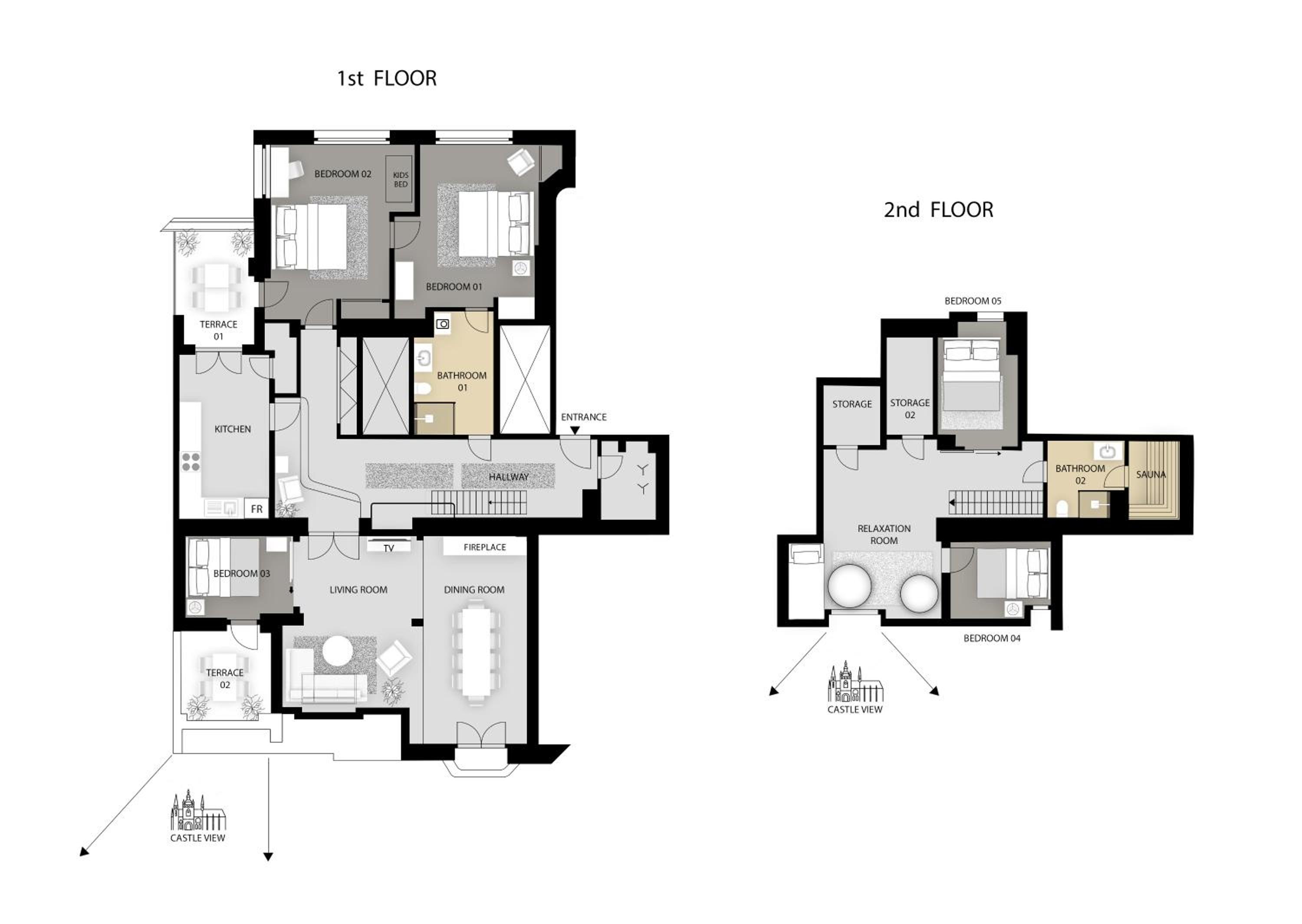5BR 2BATH Masarykovo nábřeží apartment