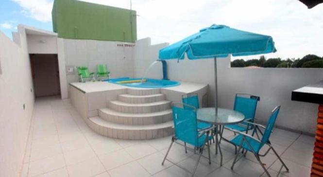 outdoor BBQ area