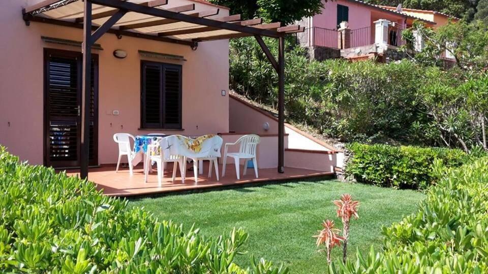 outdoor BBQ area
