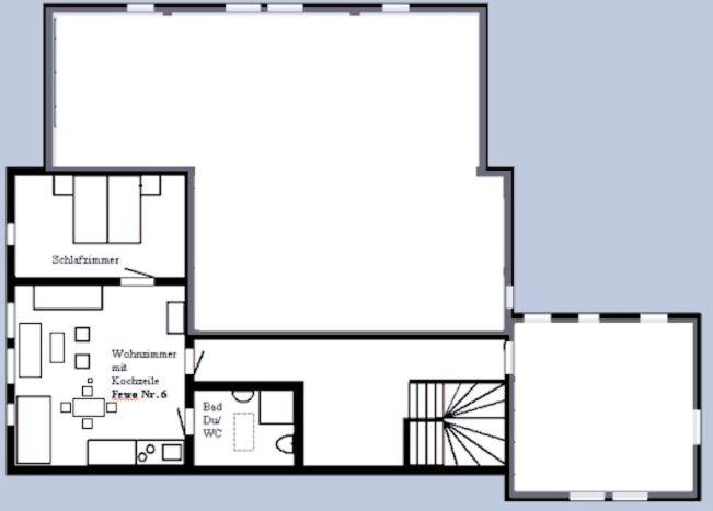 Apartment der Villa Elsa
