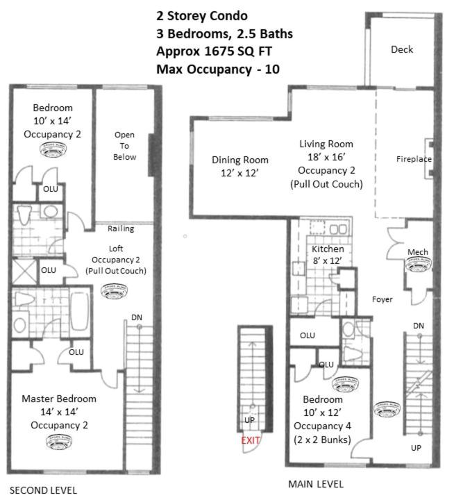 Large luxurious upper floor condo in Sierra Lane