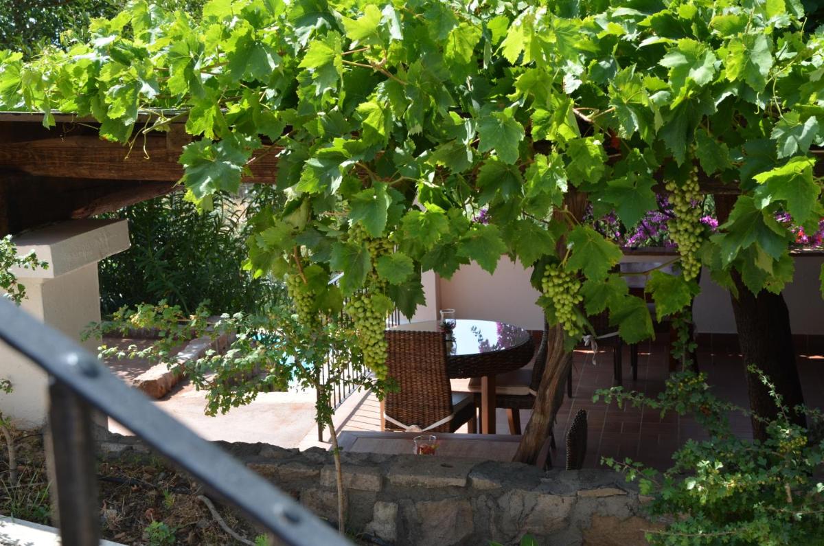 outdoor BBQ area