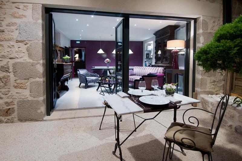 outdoor BBQ area
