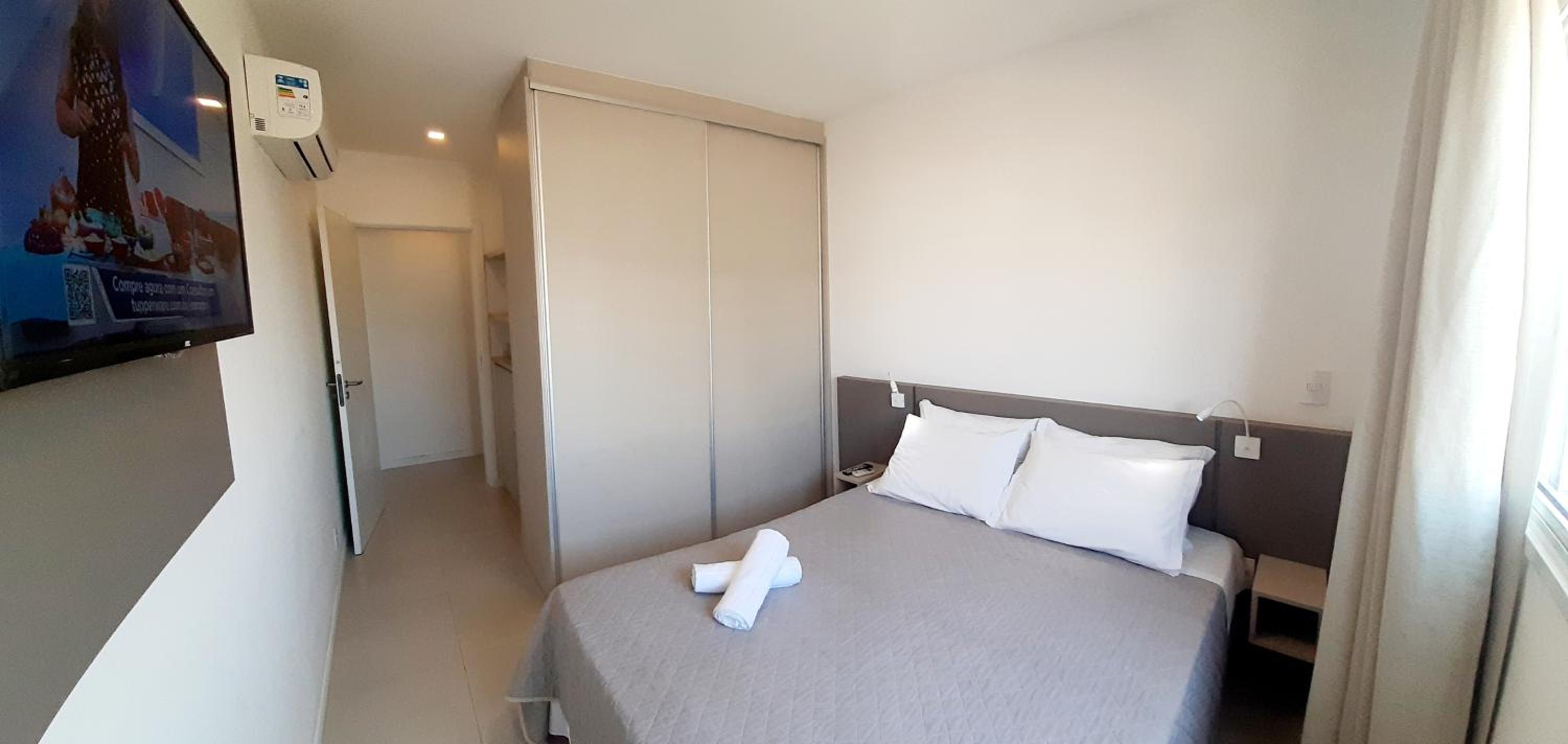Apartamento Gaivotas - Praia a 20m, conforto e Wi-Fi rápido
