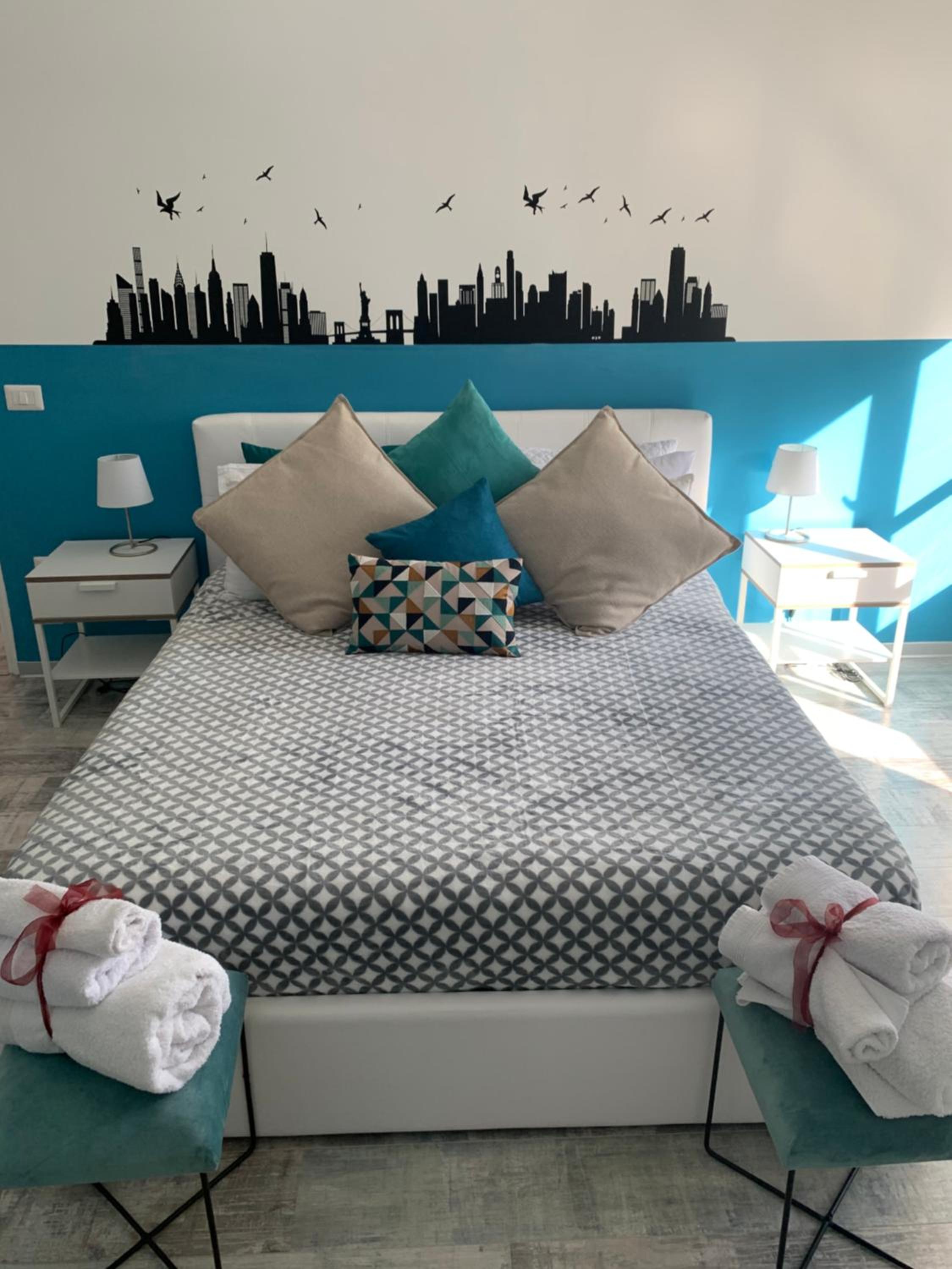 Blue Home en Salerno — hotel room
