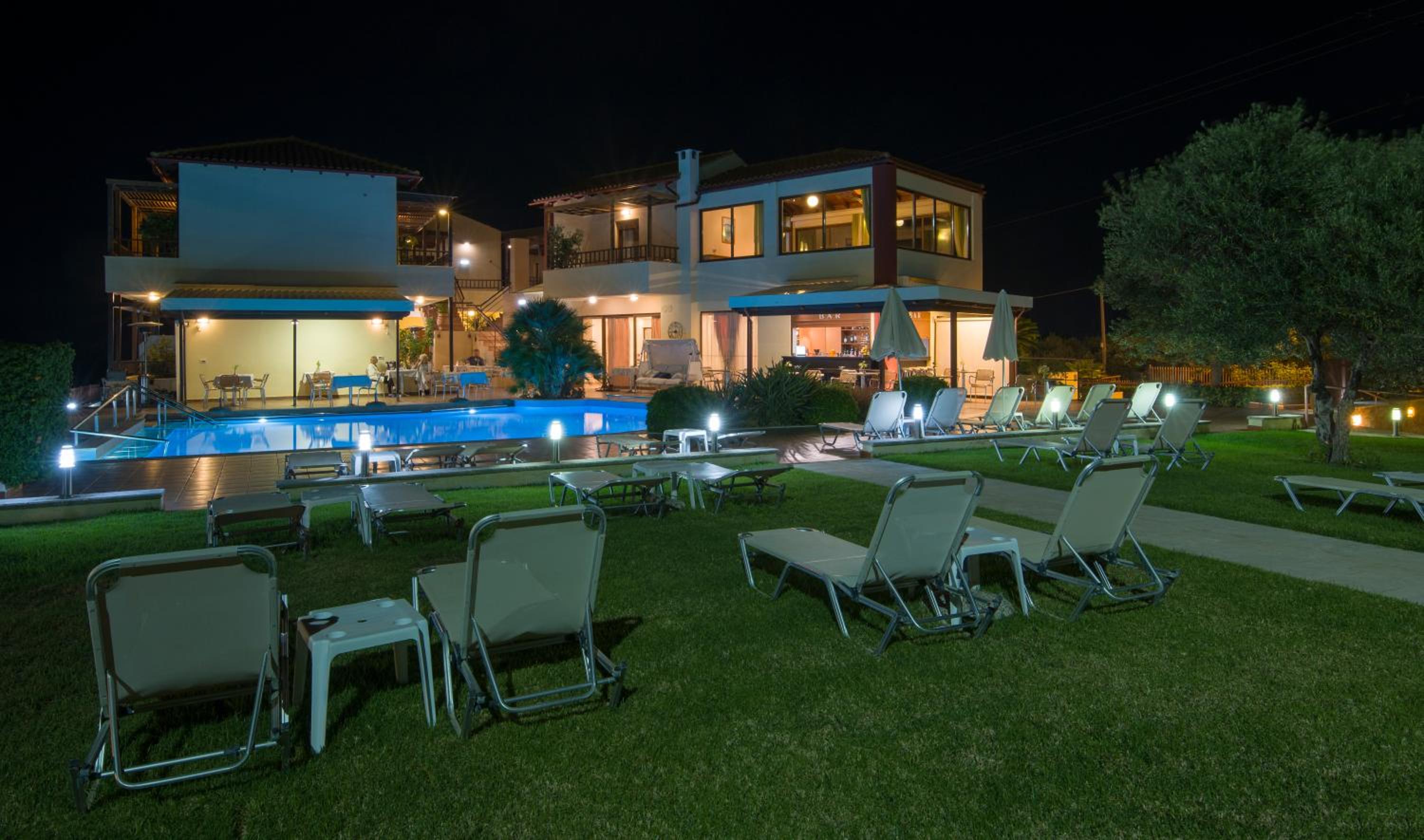 outdoor BBQ area