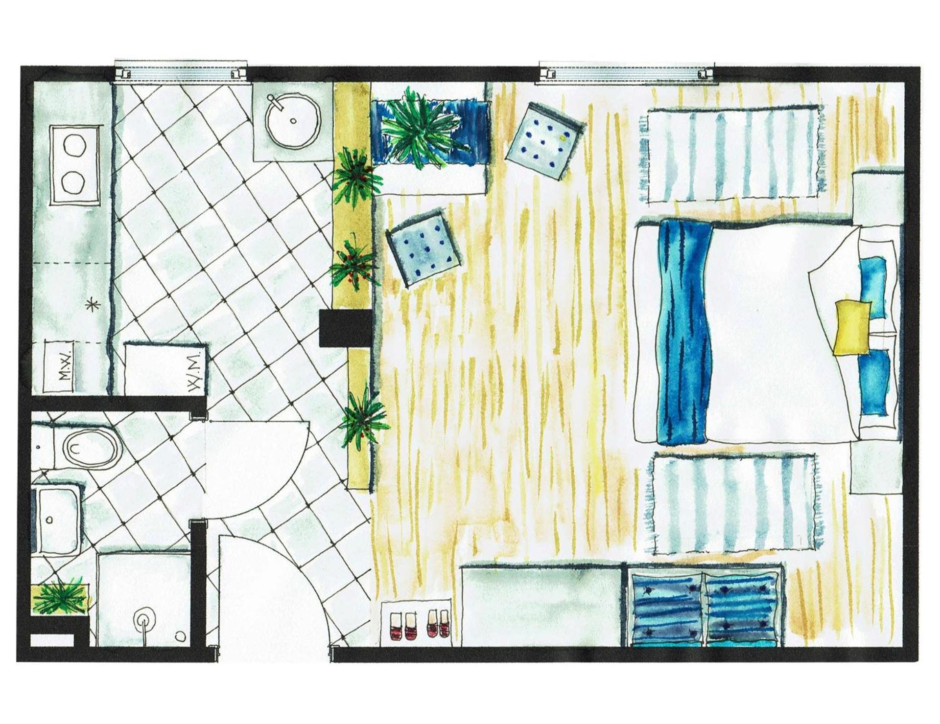 hotel room