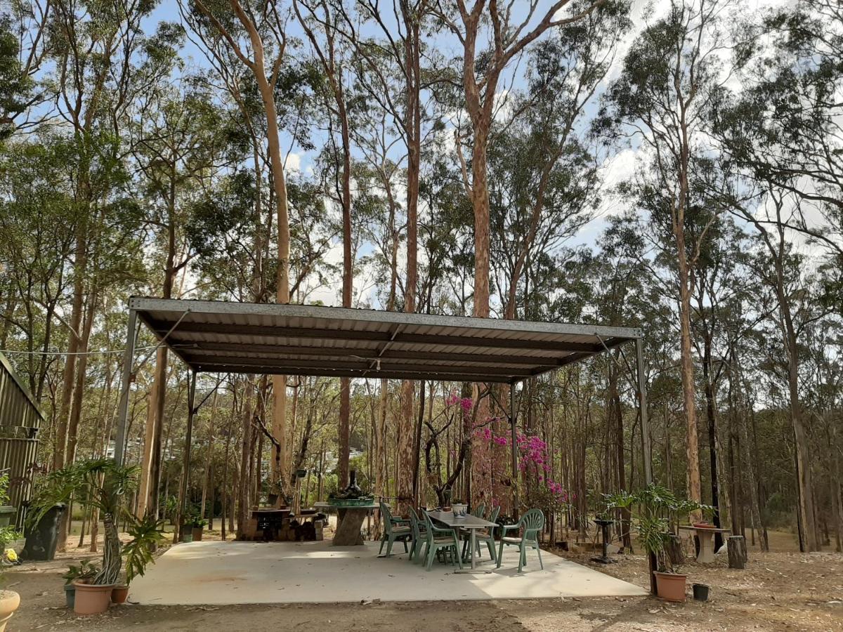 outdoor BBQ area