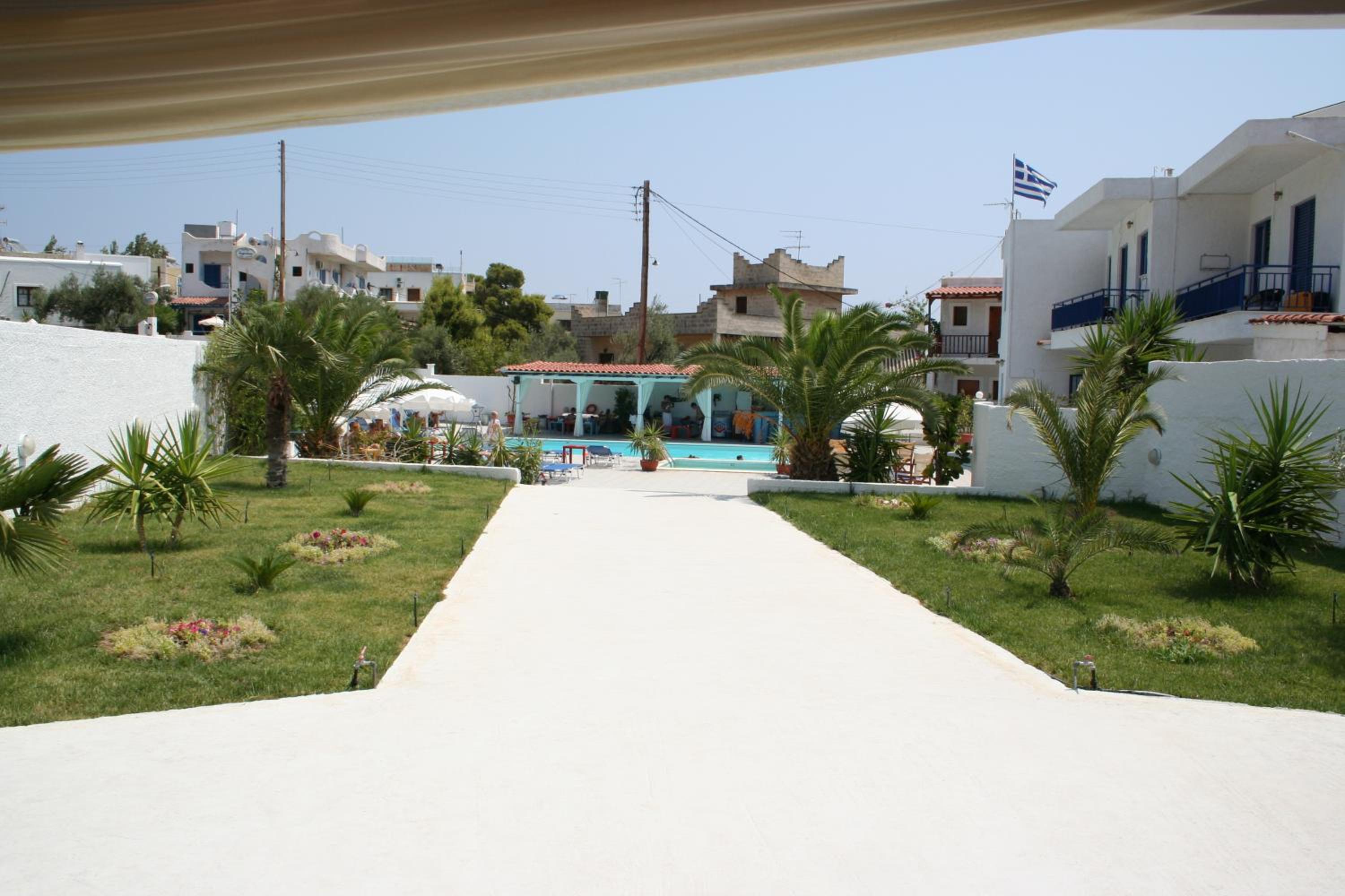outdoor BBQ area