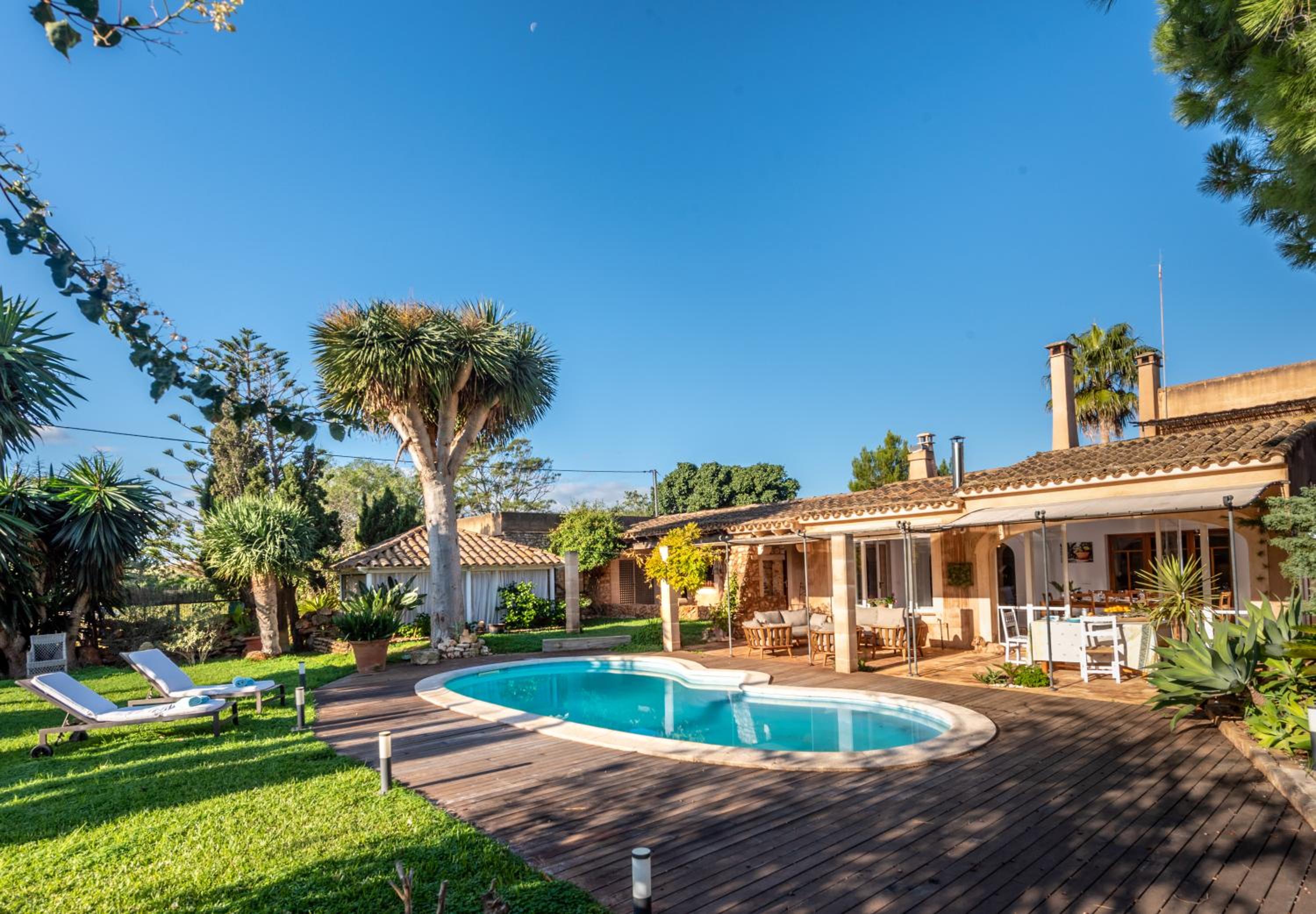 Finca Son Tous en Alquería Blanca — recepcion & lobby