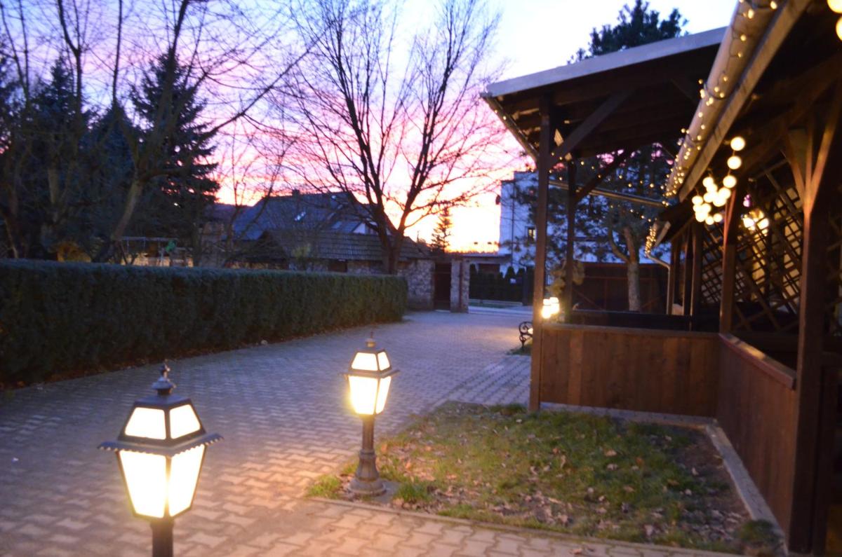 outdoor BBQ area