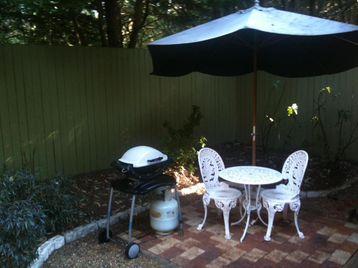 outdoor BBQ area