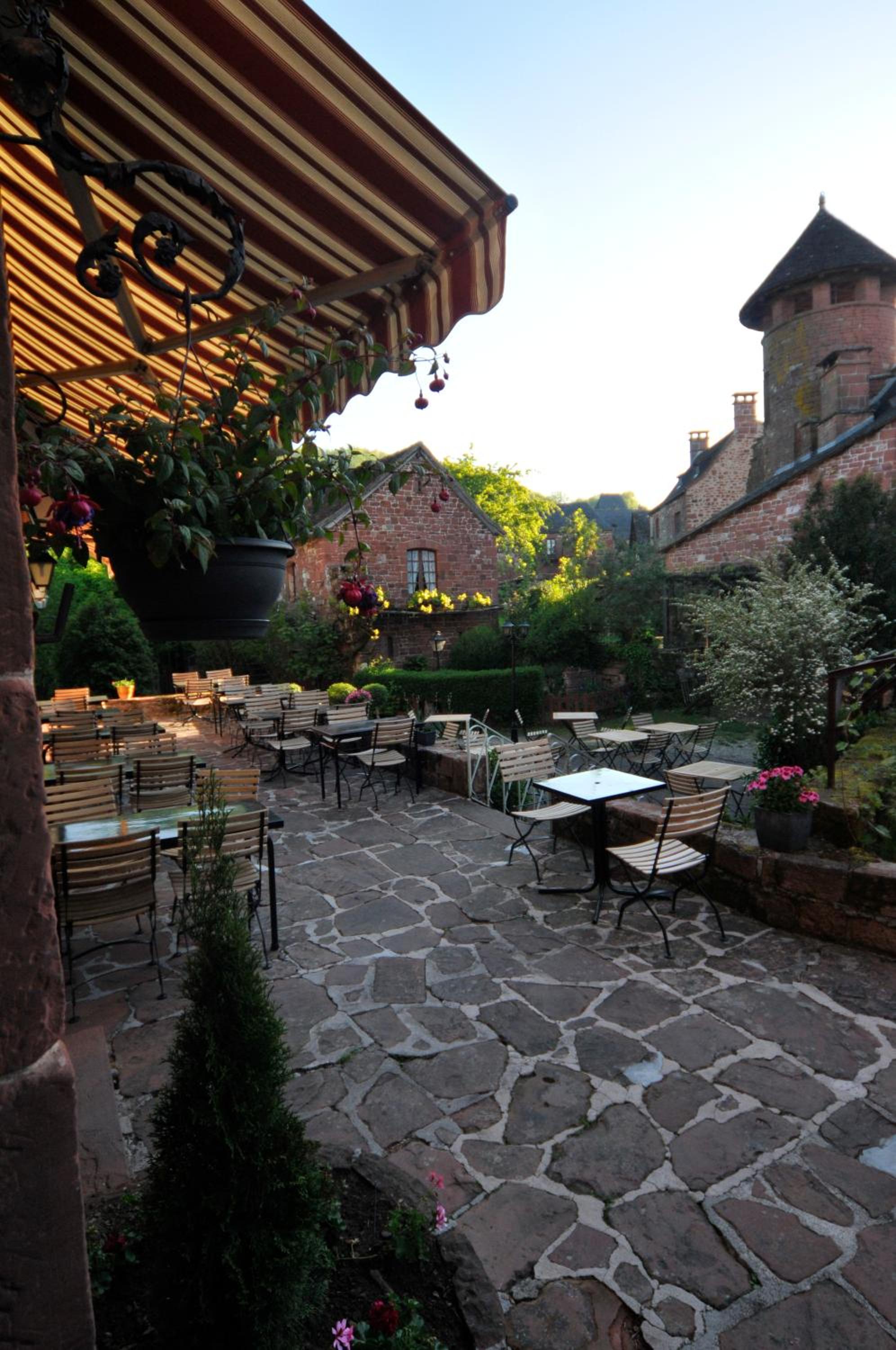 outdoor BBQ area