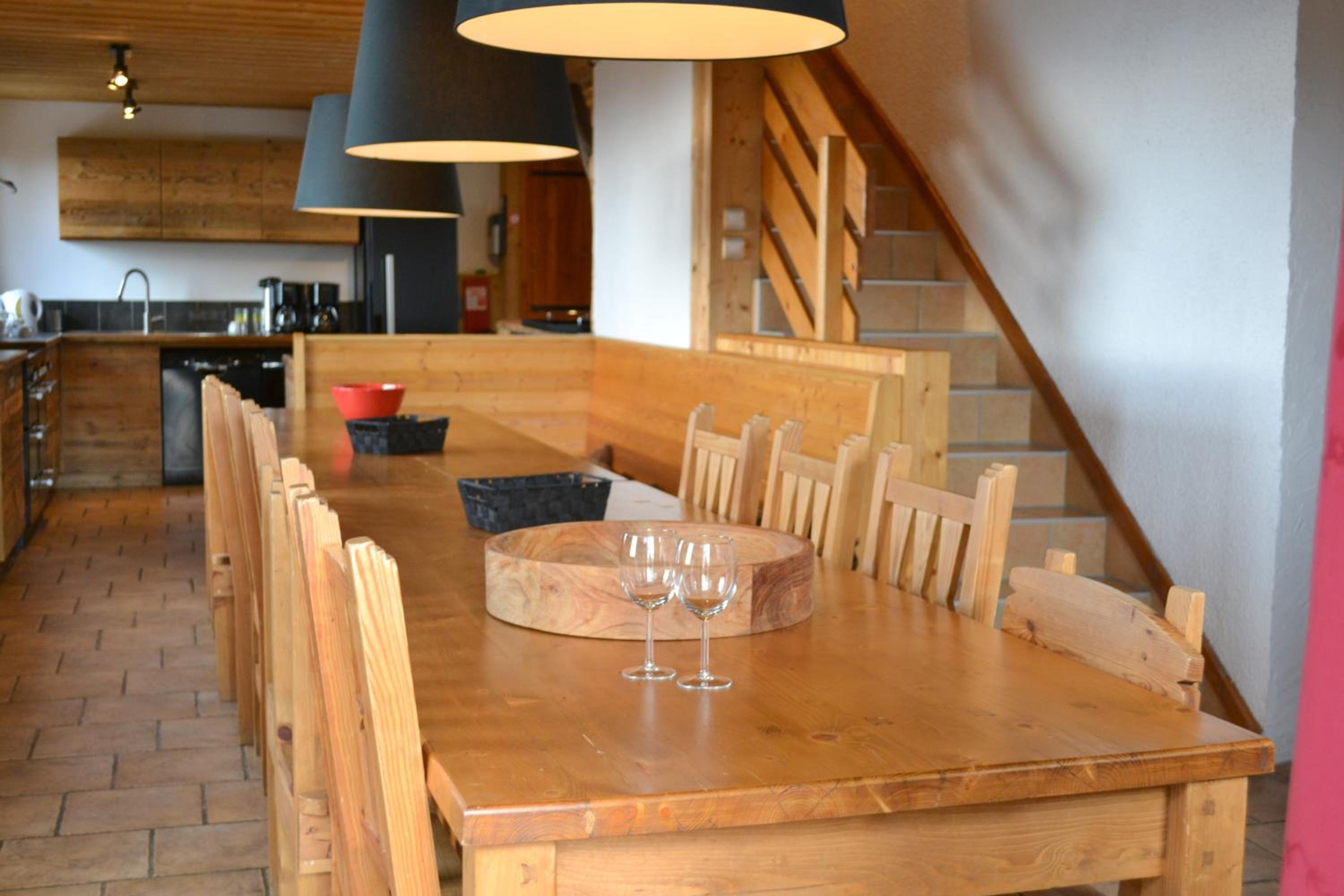 Fabulous chalet La Plagne - ski in-ski out - Sauna with Mont Blanc view