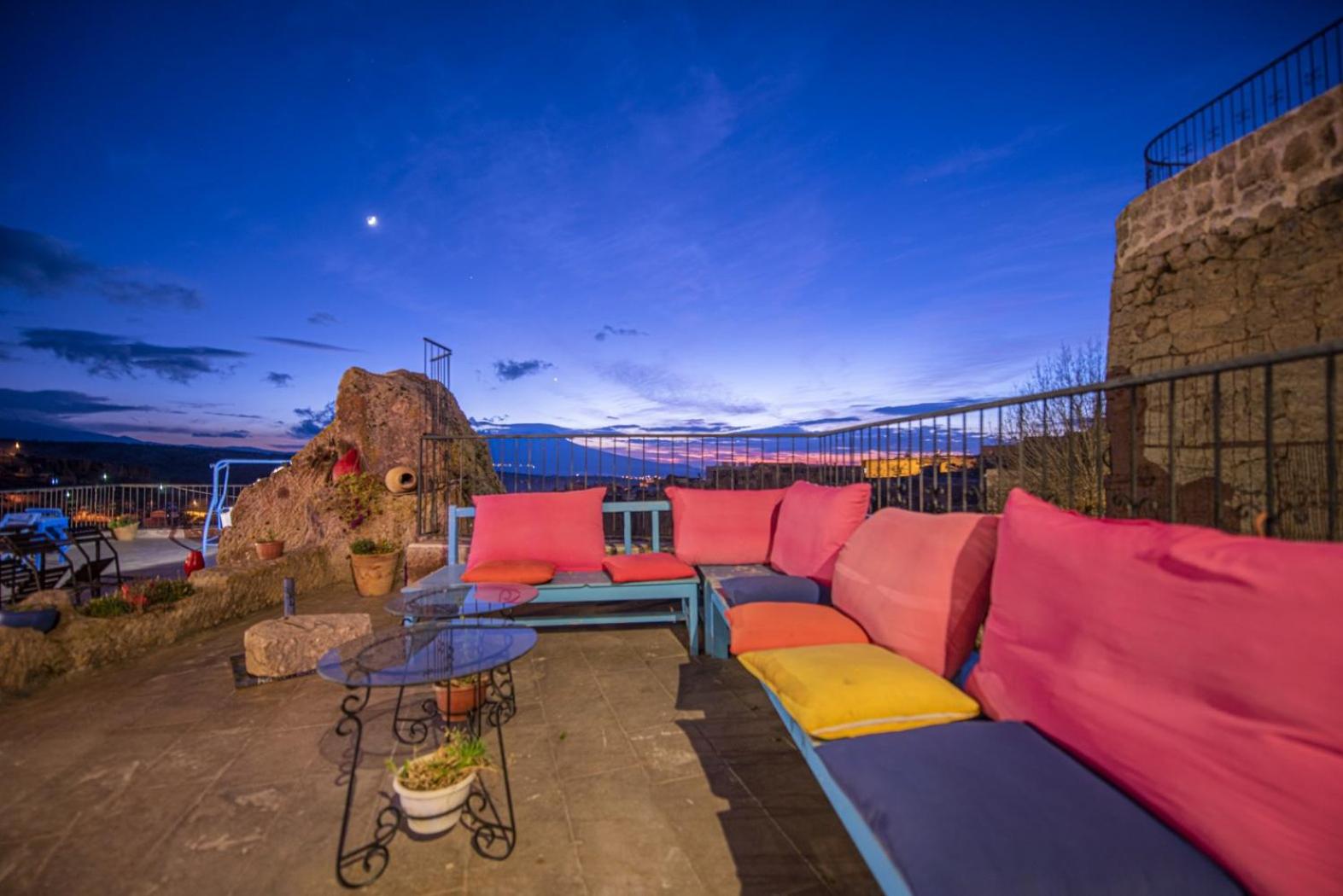 outdoor BBQ area