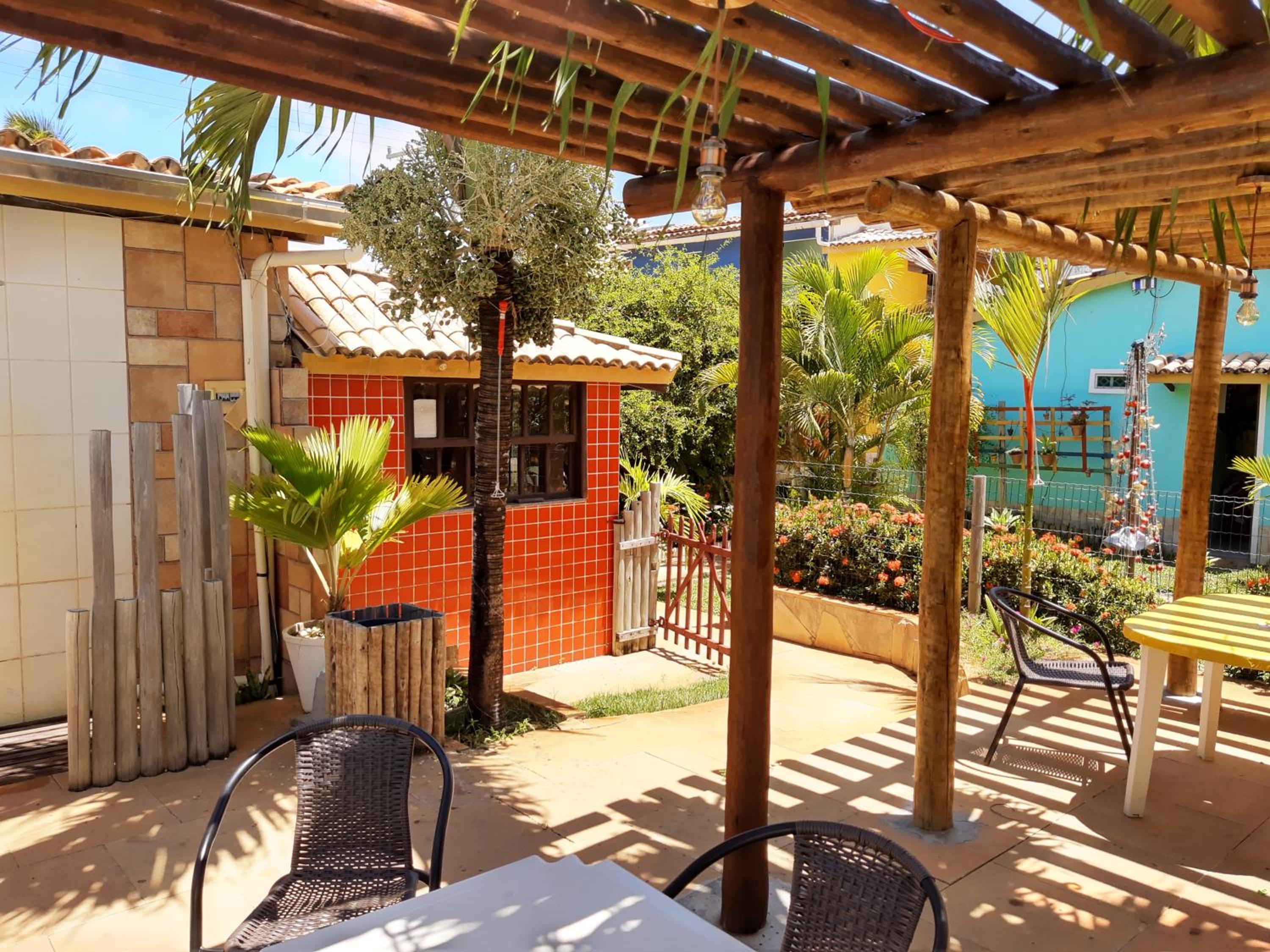 outdoor BBQ area