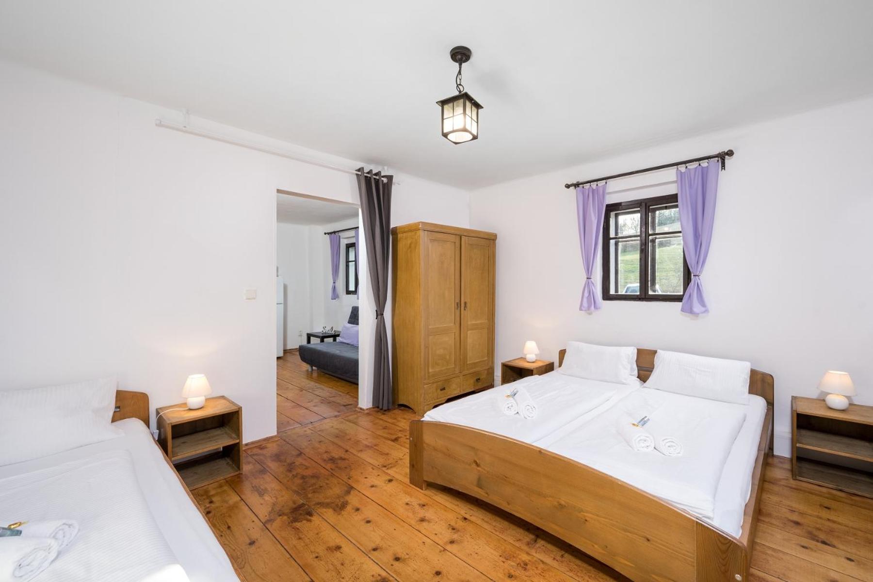 Jizerské hory, apartmány, zahrada, parkování zdarma