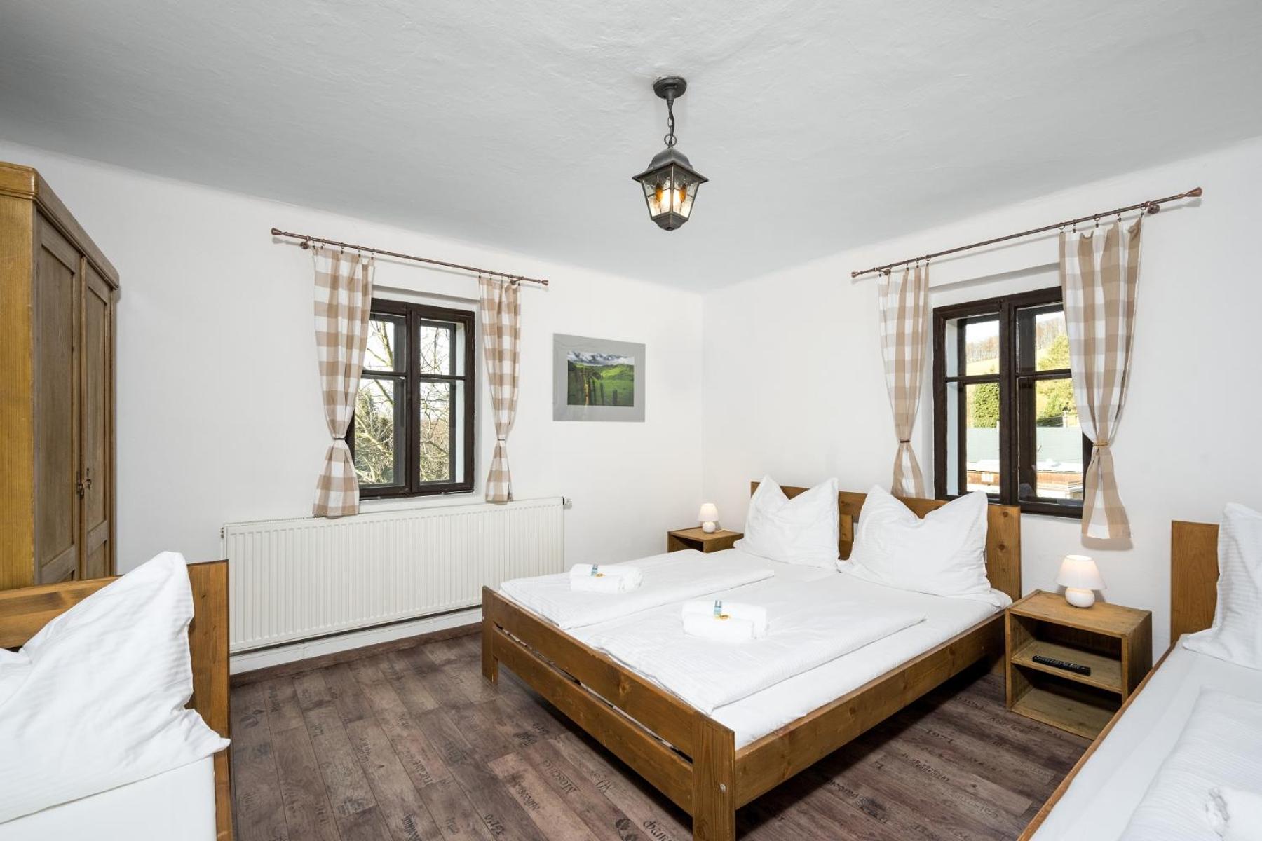 Jizerské hory, apartmány, zahrada, parkování zdarma