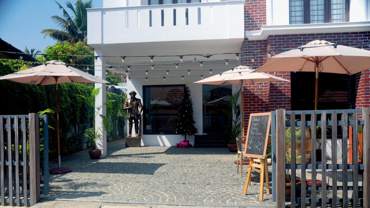 outdoor BBQ area