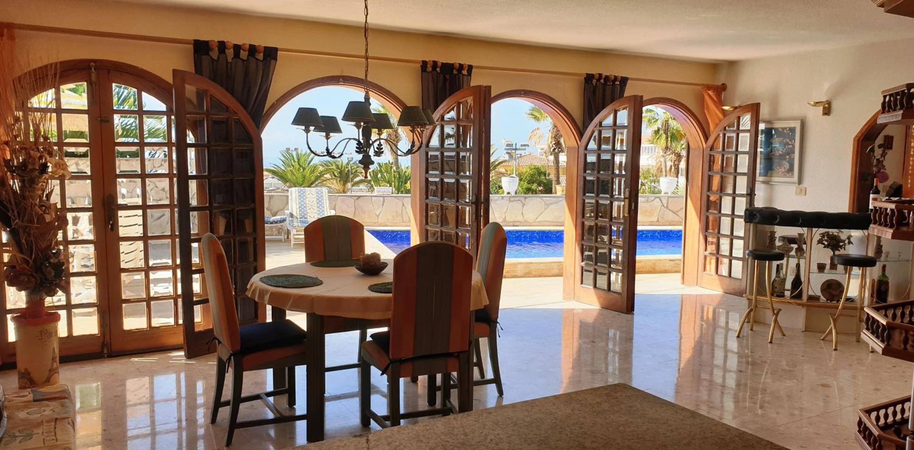 Sunny house with private pool and sea view view 5