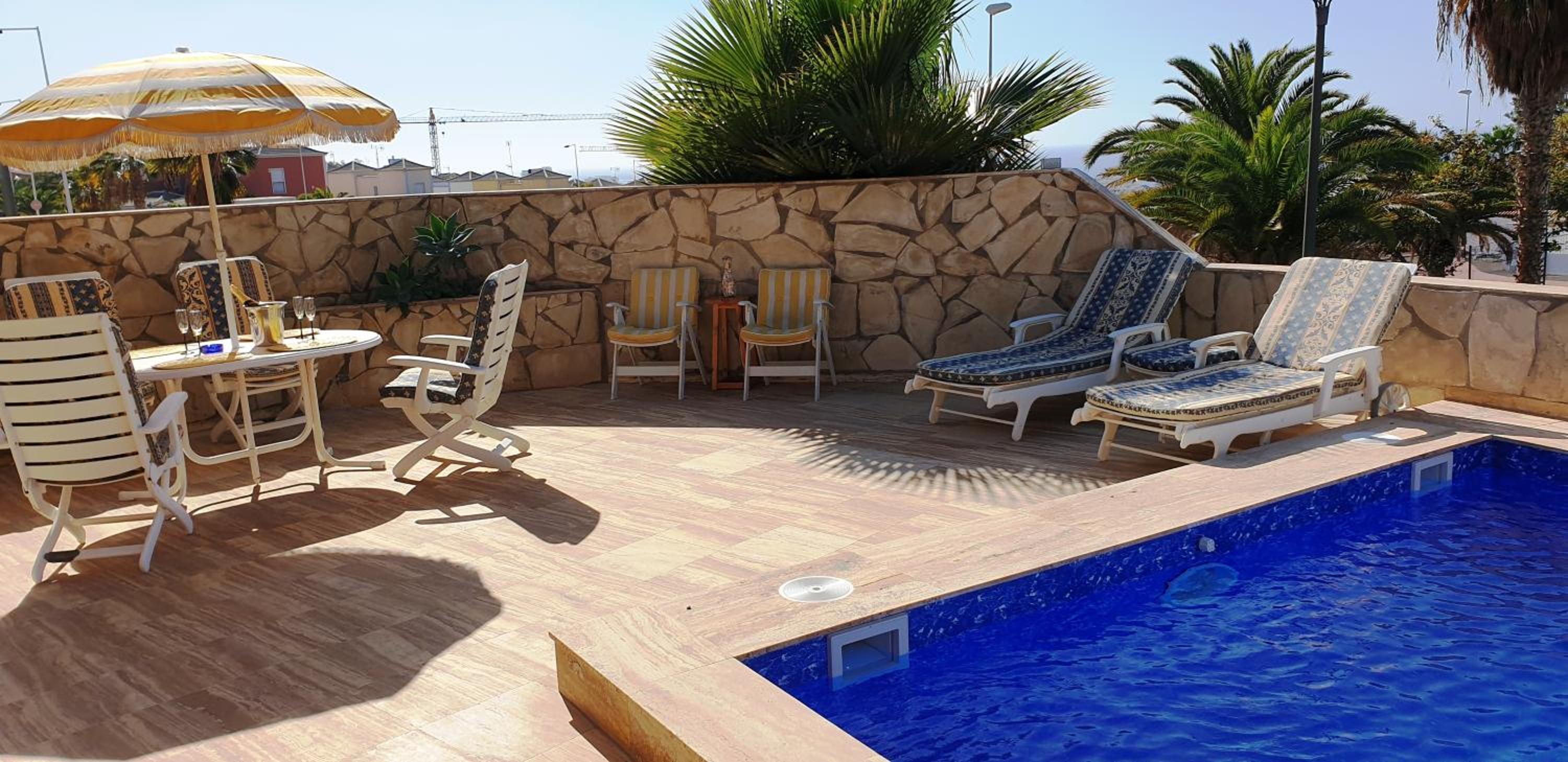 Sunny house with private pool and sea view view 3
