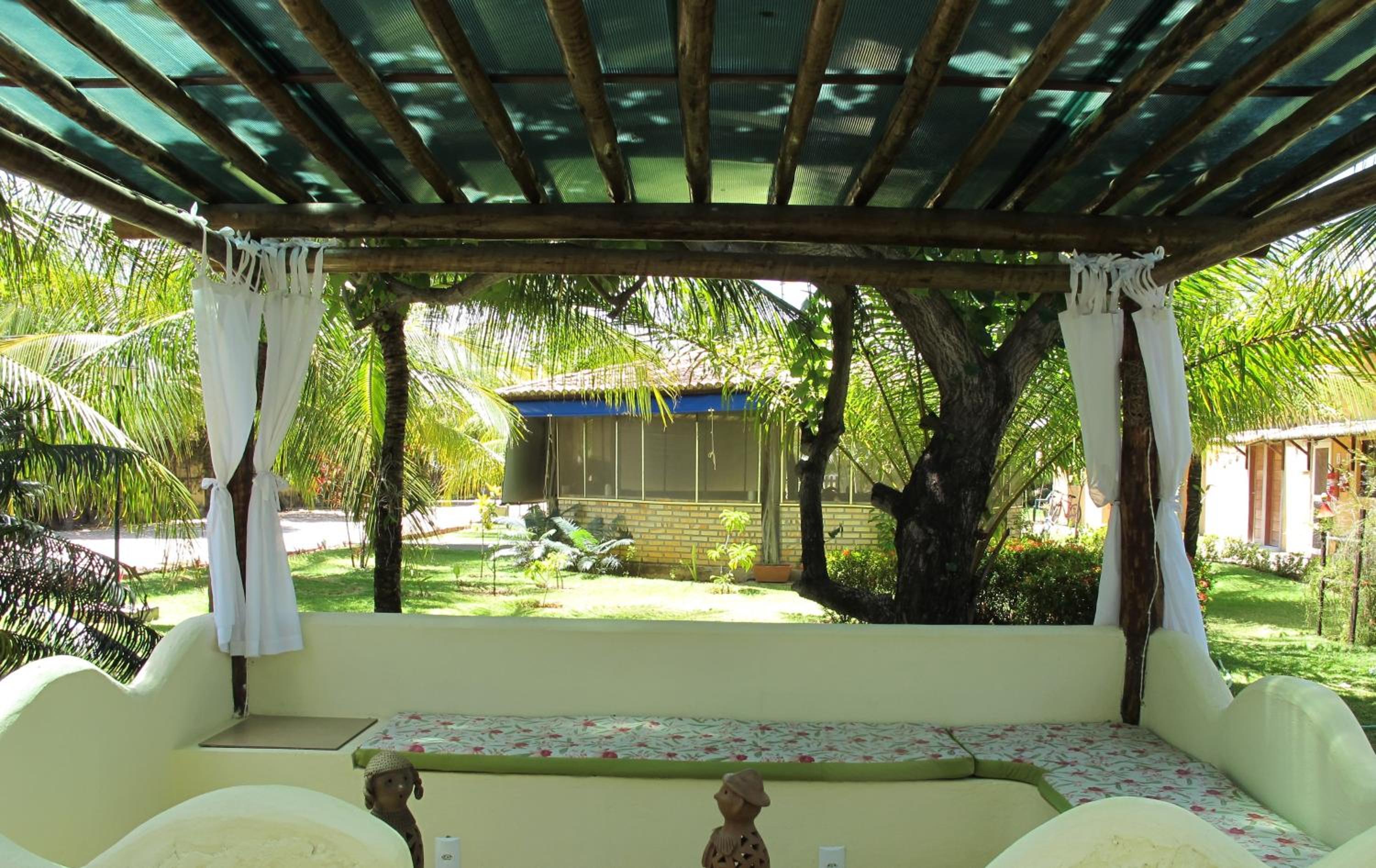 outdoor BBQ area