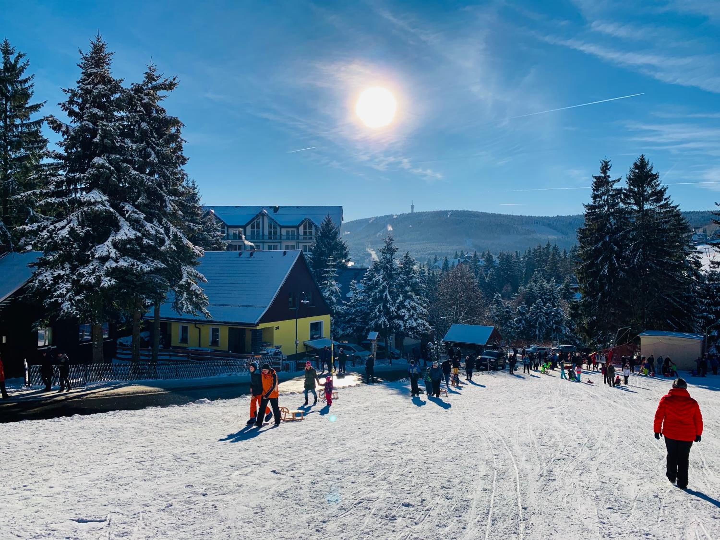 Ferienwohnung-direkt-am-Skihang mit Sauna