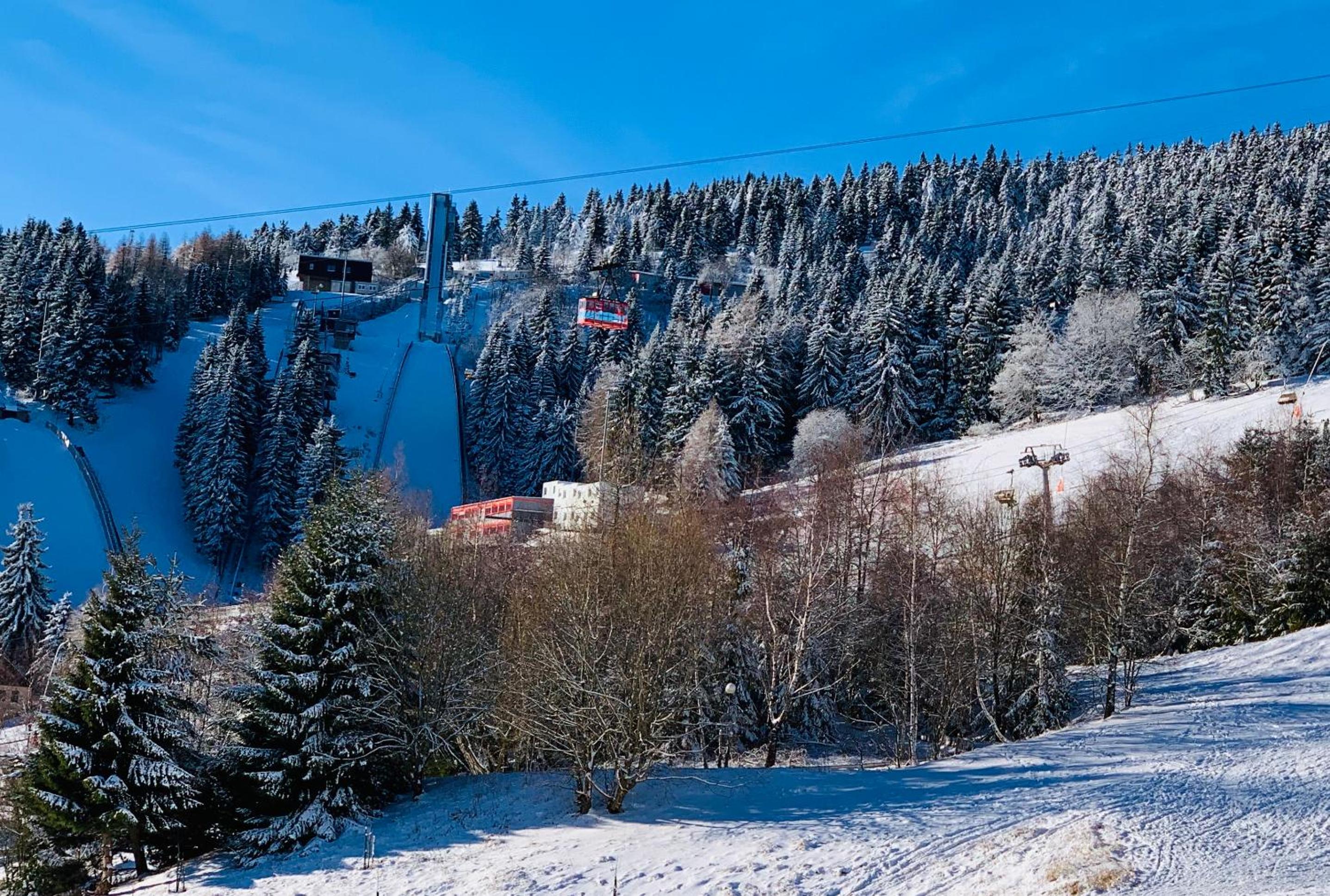 Ferienwohnung-direkt-am-Skihang mit Sauna