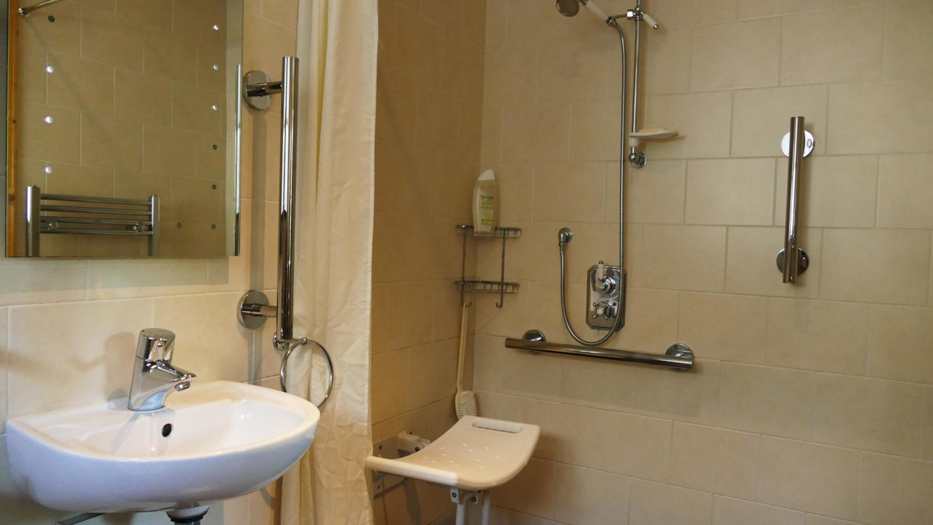 cosy ground floor disabled friendly room in farm house view 2