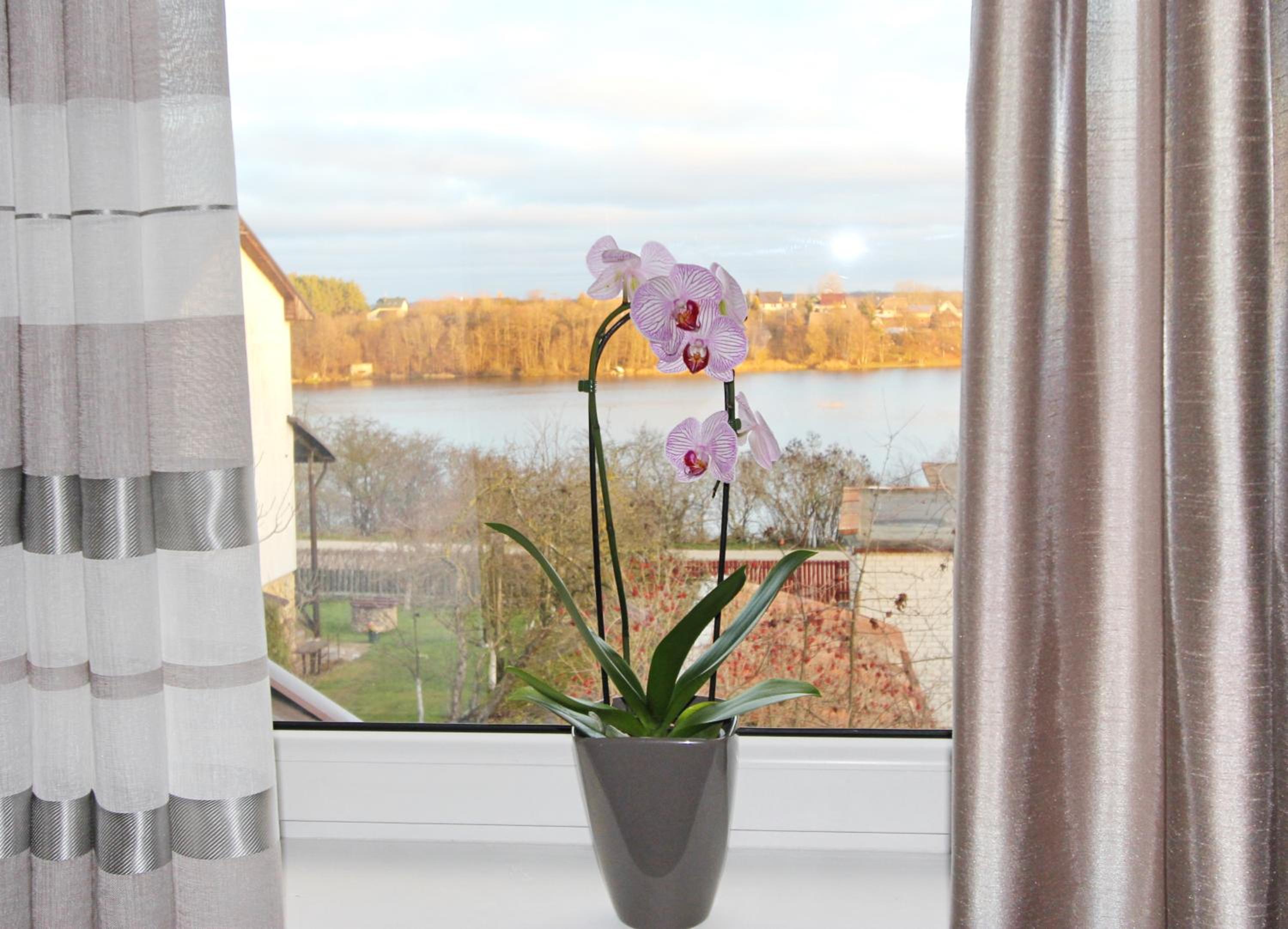 Apartments by the lake with fireplace view 3