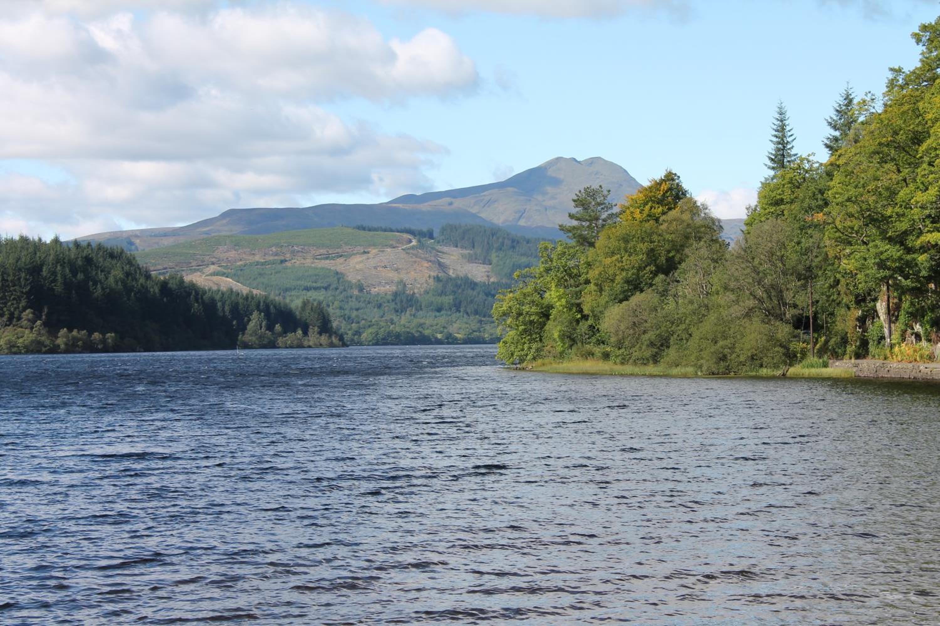 Loch Arklet House view 2