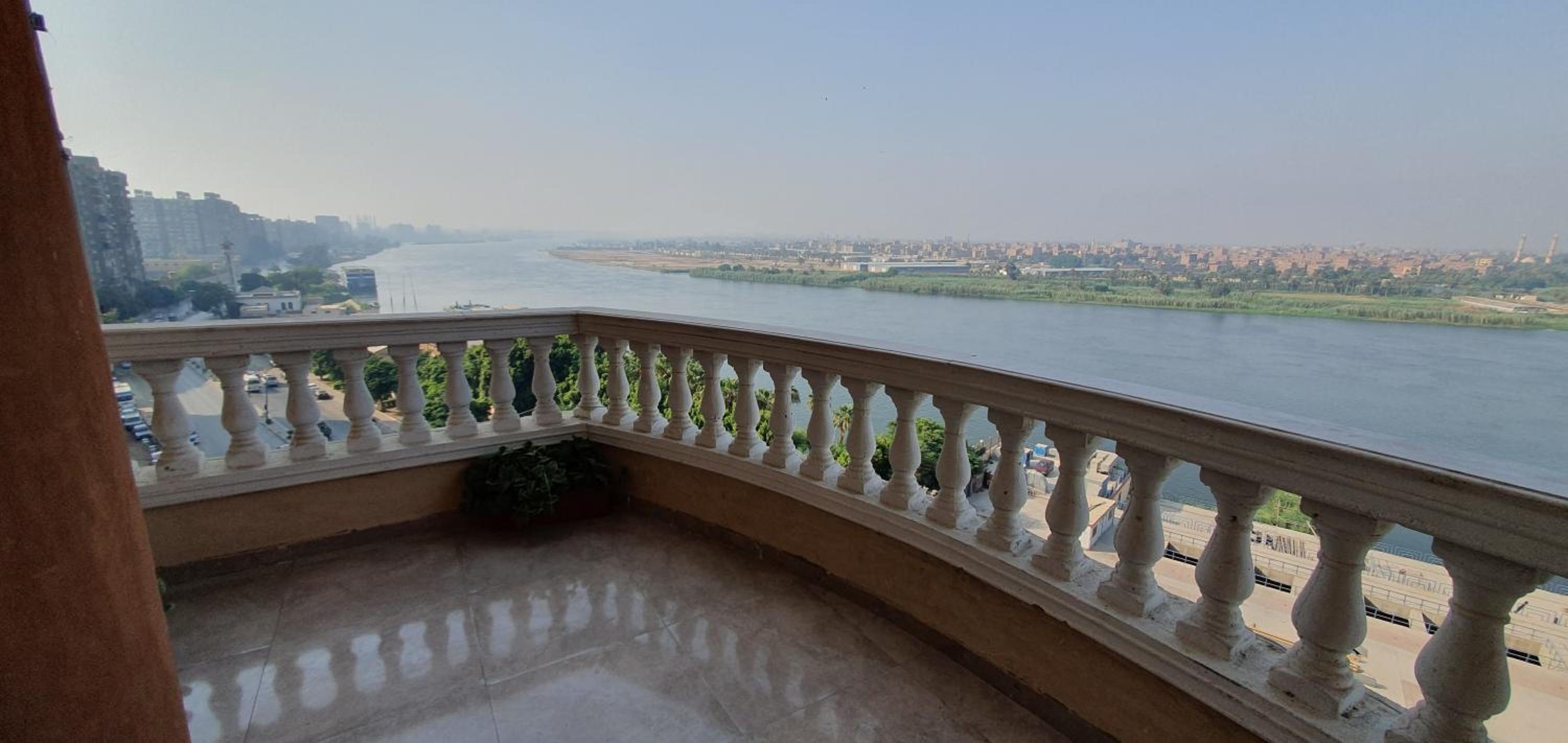 Charming sunset,Panoramic Nile view & pyramid view