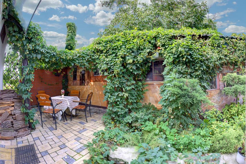 outdoor BBQ area
