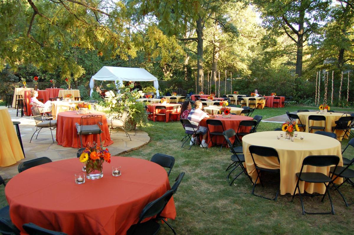 outdoor BBQ area