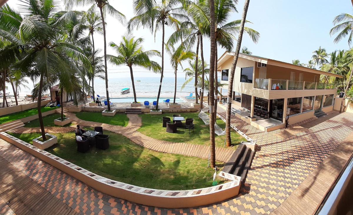 outdoor BBQ area