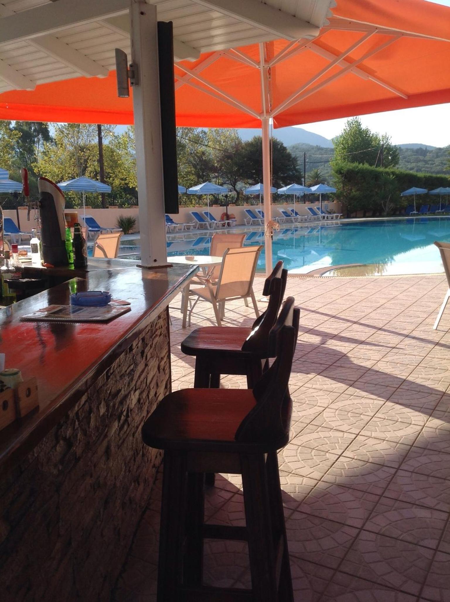 outdoor BBQ area