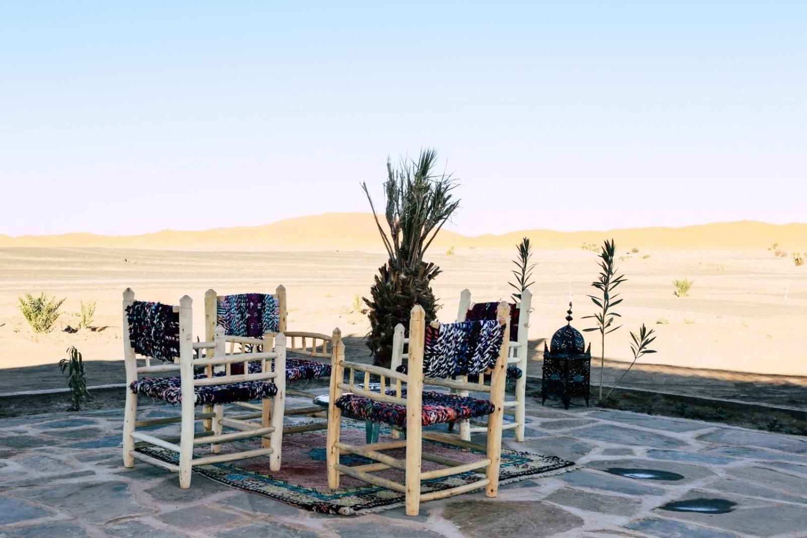 outdoor BBQ area