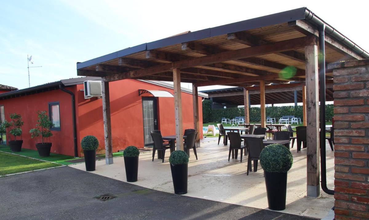 outdoor BBQ area