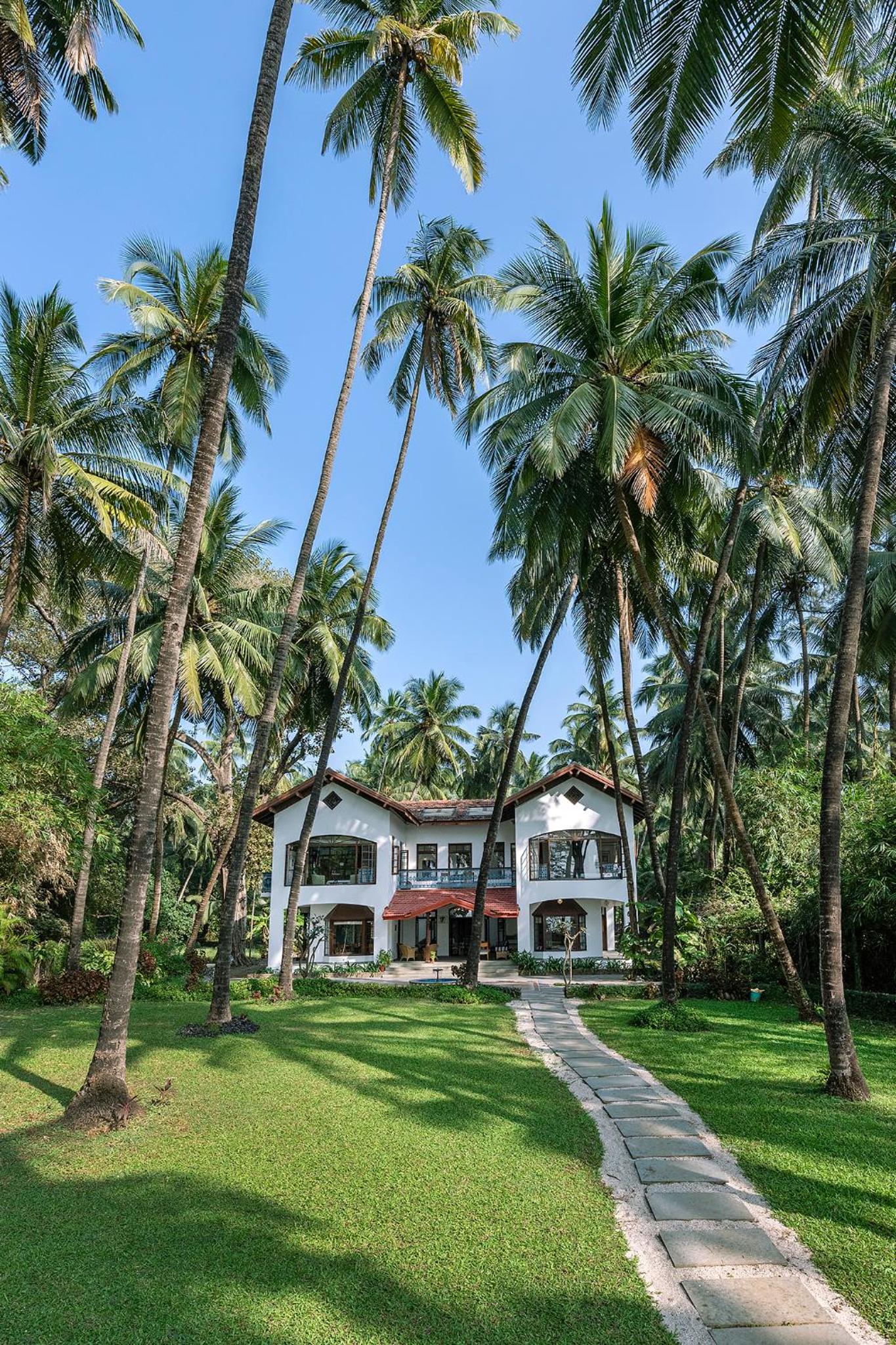 SaffronStays Thalassea - 4BHK Beachfront Villa with Lawn & Private Beach access view 2