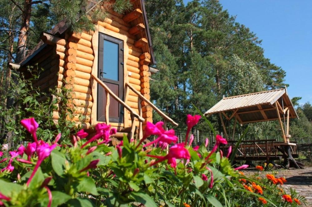 Pastoral wooden hauses