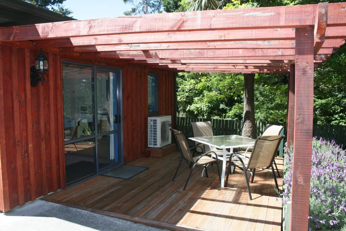 outdoor BBQ area