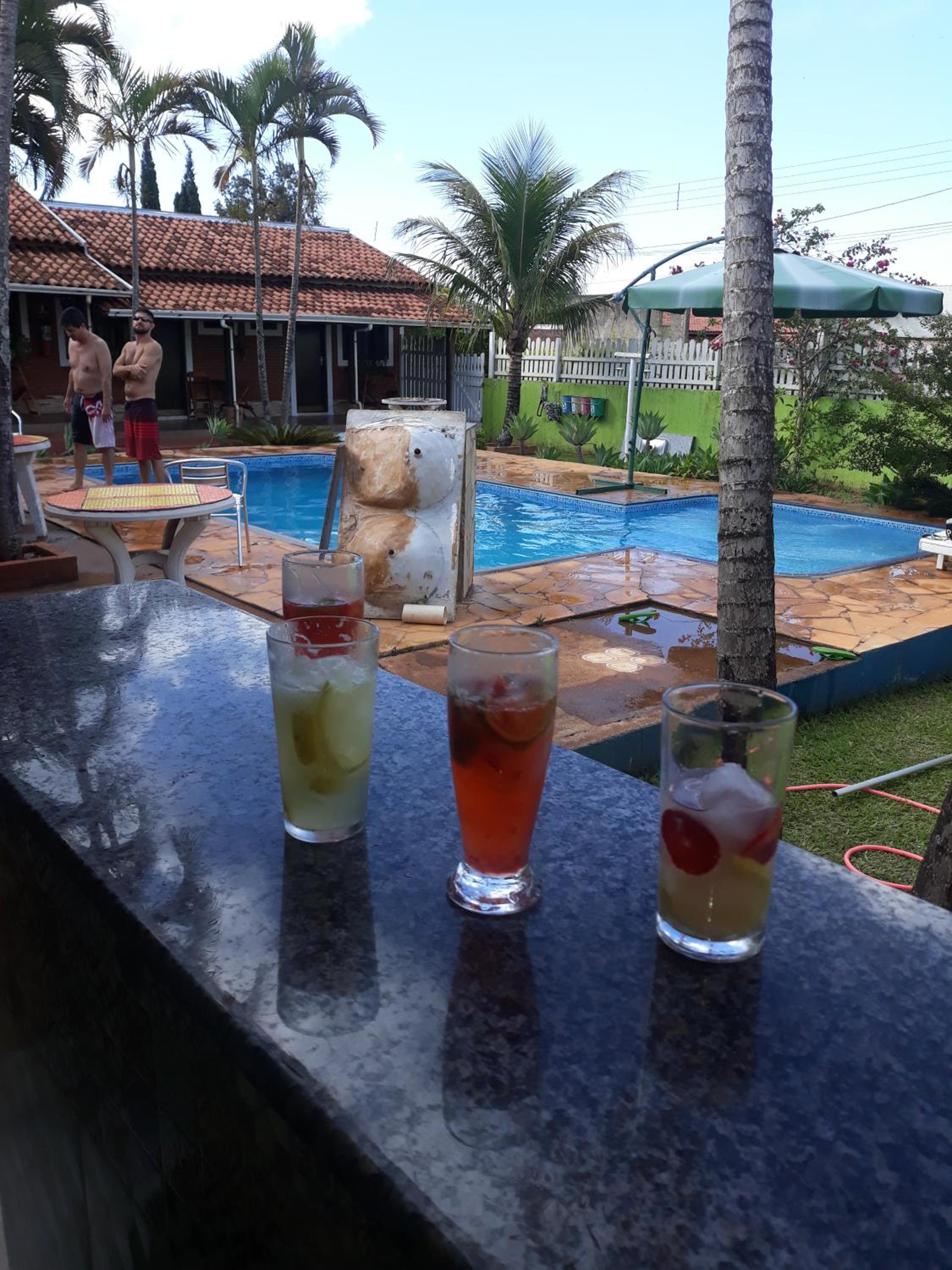outdoor BBQ area
