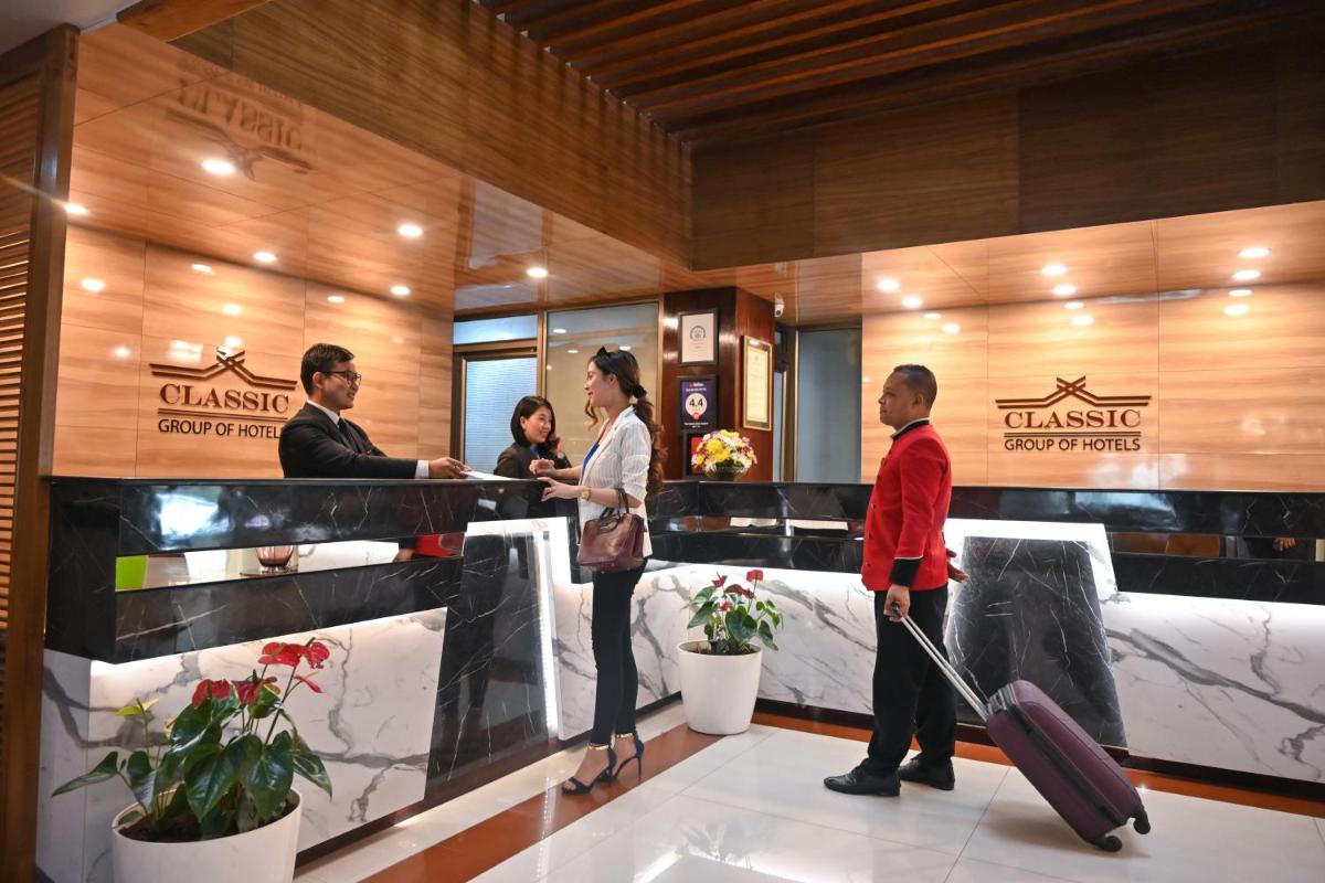 hotel reception