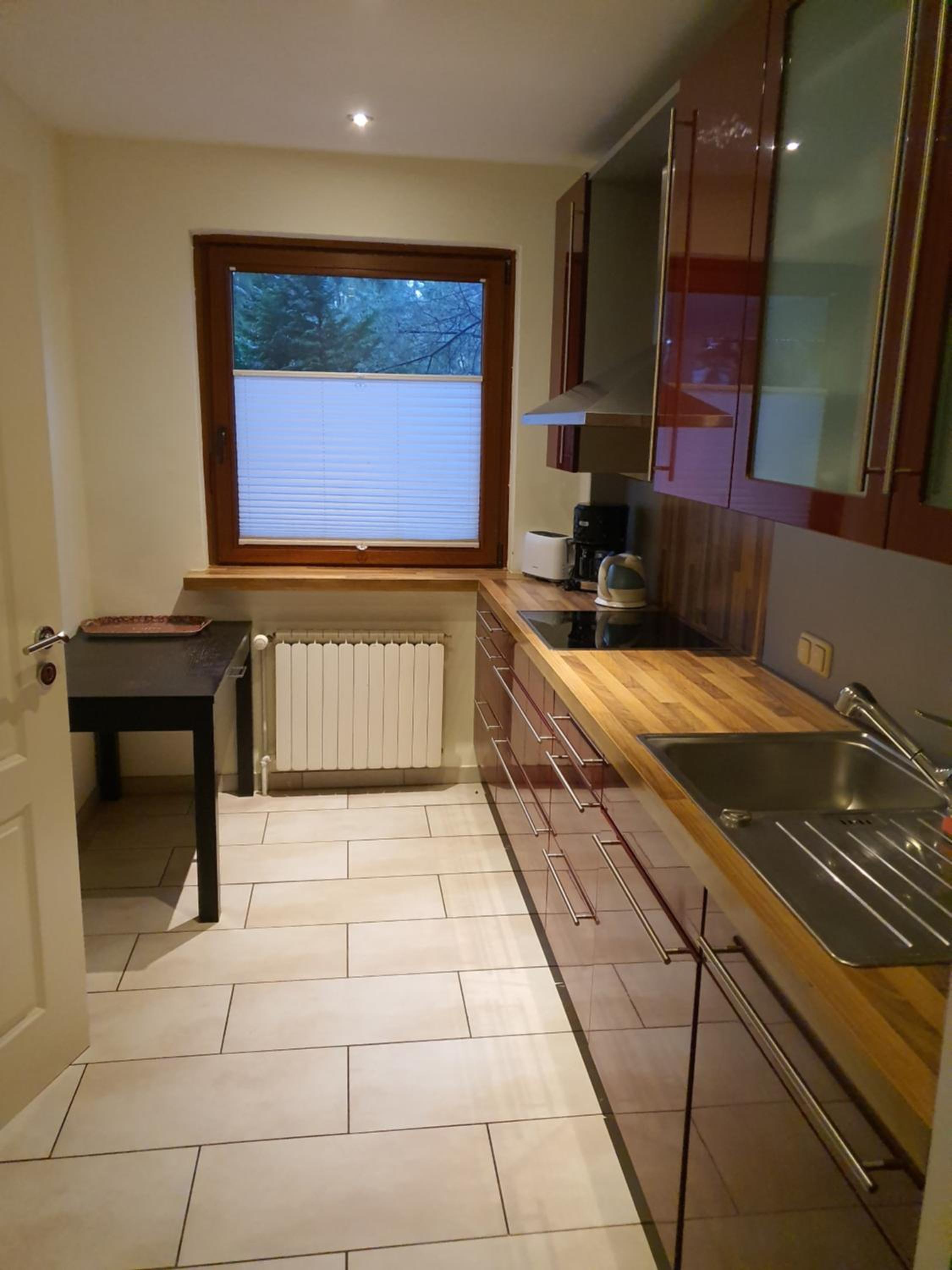 Apartment bei Hamburg bis 10 Personen mit Terasse und Gartennutzung.