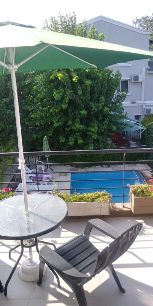 outdoor BBQ area