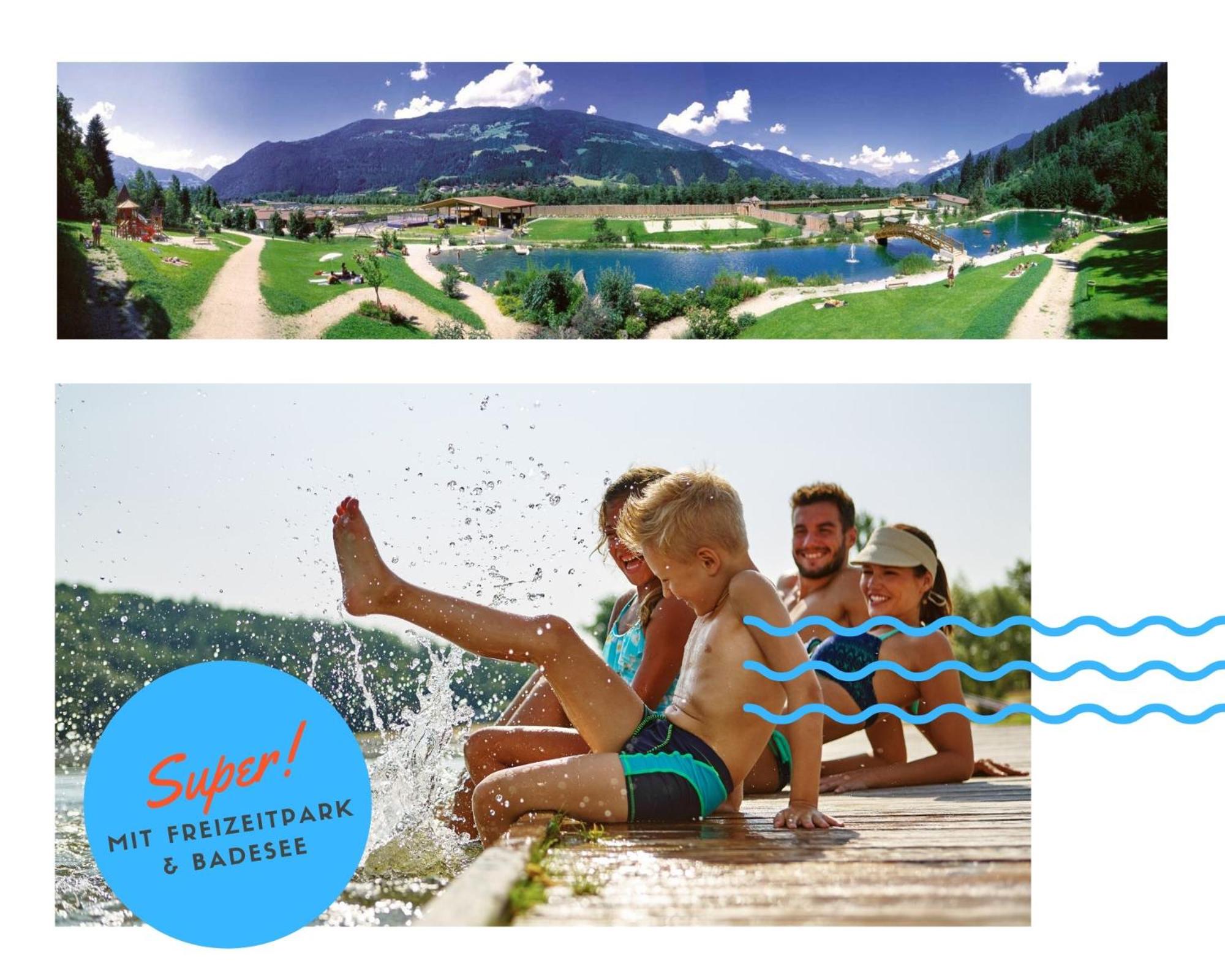 Mountainview Lodge - Chalet im Zillertal direkt am 5 Sterne Campingplatz Aufenfeld mit Hallenbad und Sauna
