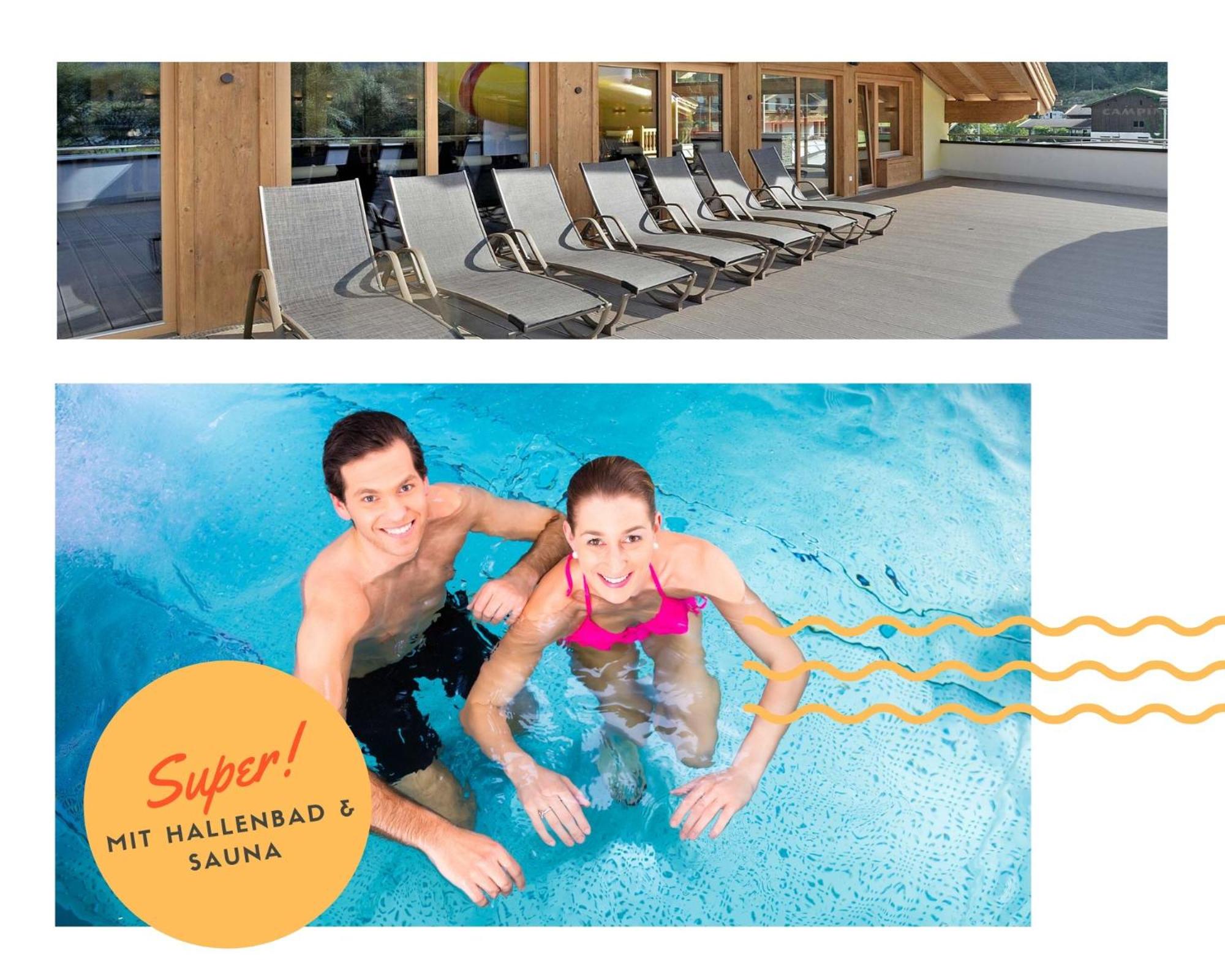 Mountainview Lodge - Chalet im Zillertal direkt am 5 Sterne Campingplatz Aufenfeld mit Hallenbad und Sauna