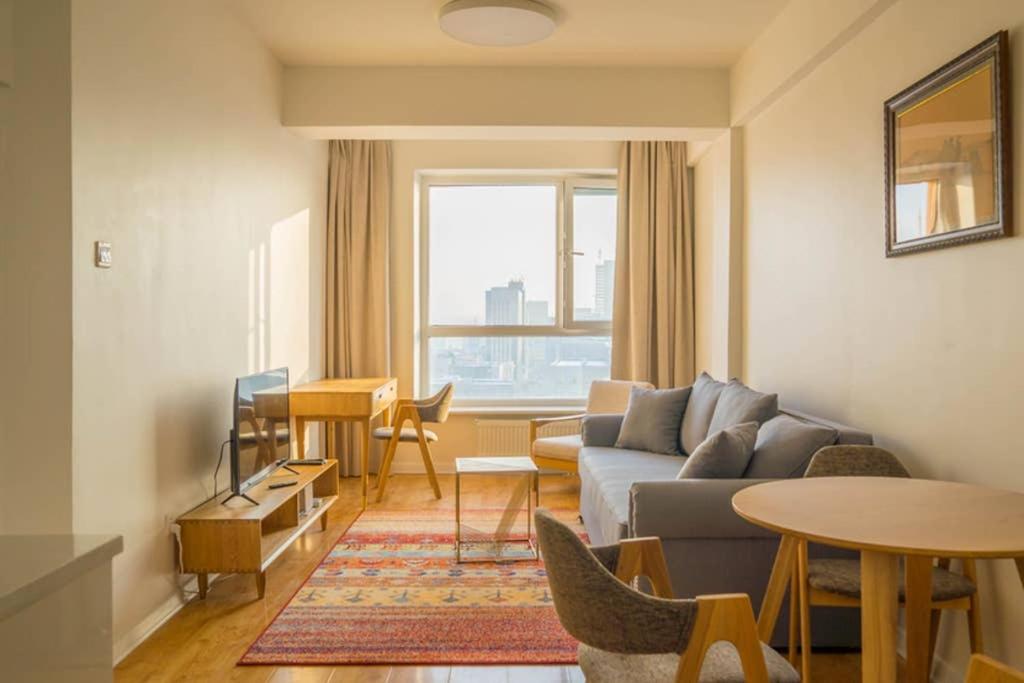 Modern apt with views 3 minutes from Sukhbaatar Sq view 5