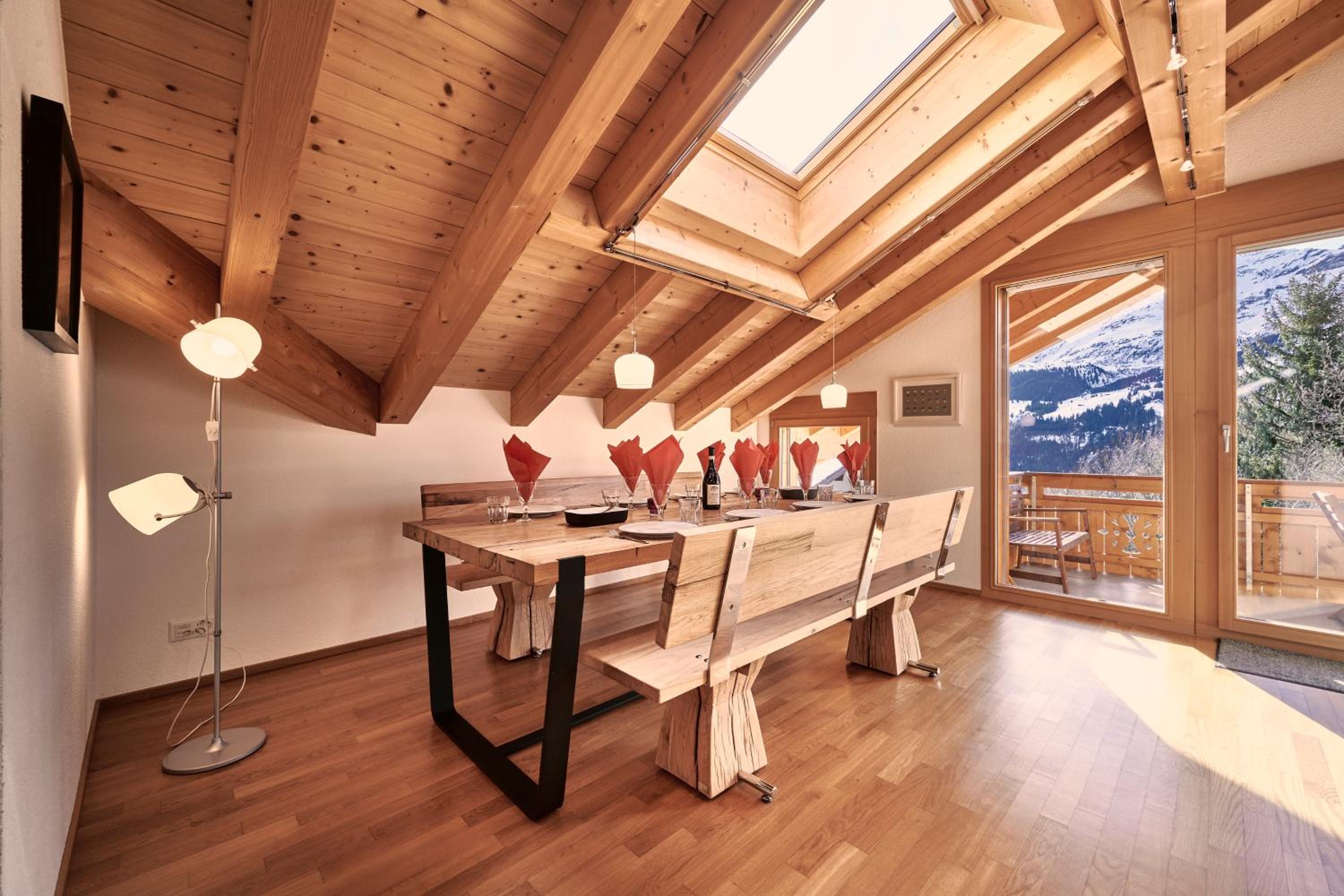 Chalet Bergfrieden Penthouse view 2