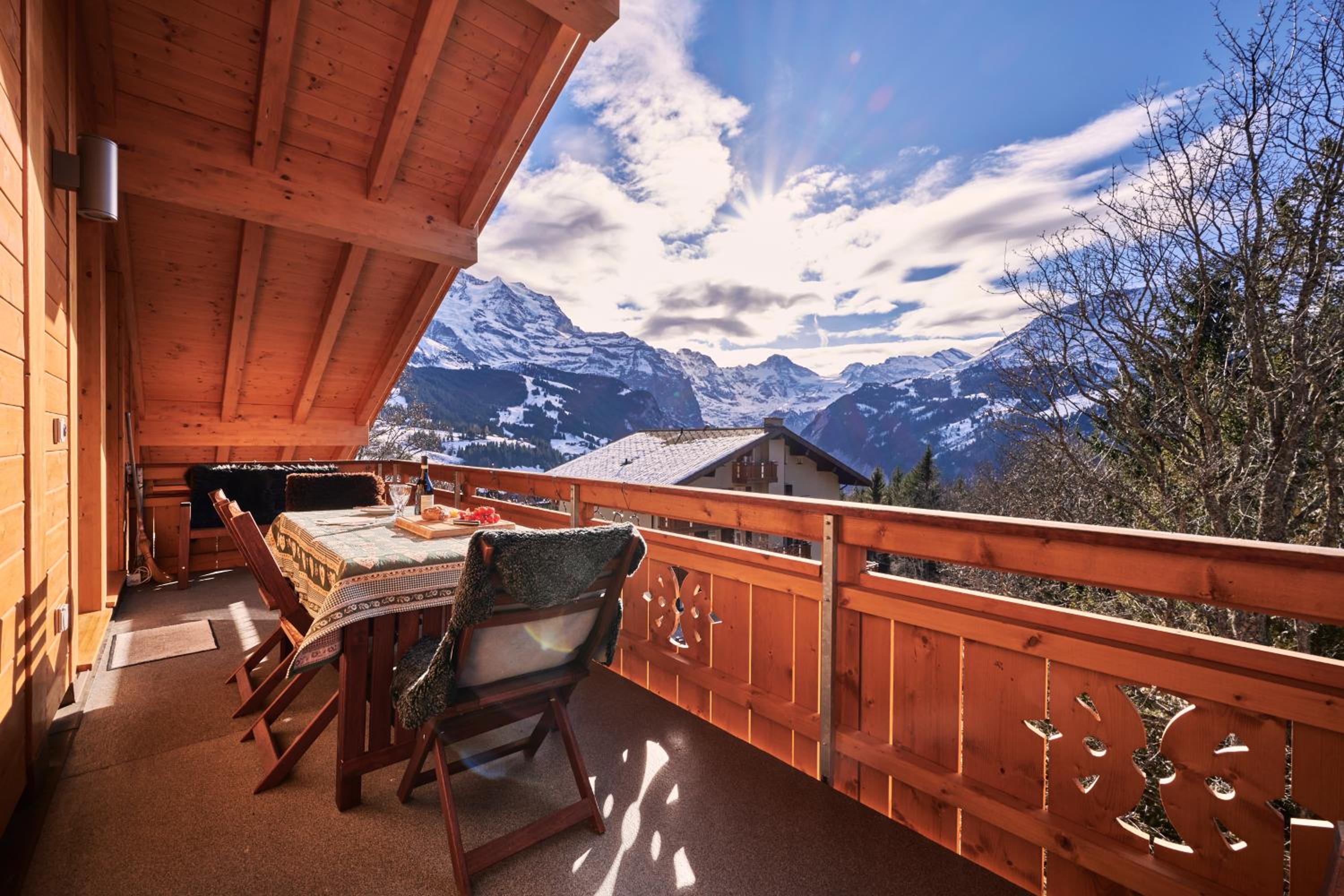 Chalet Bergfrieden Penthouse view 3